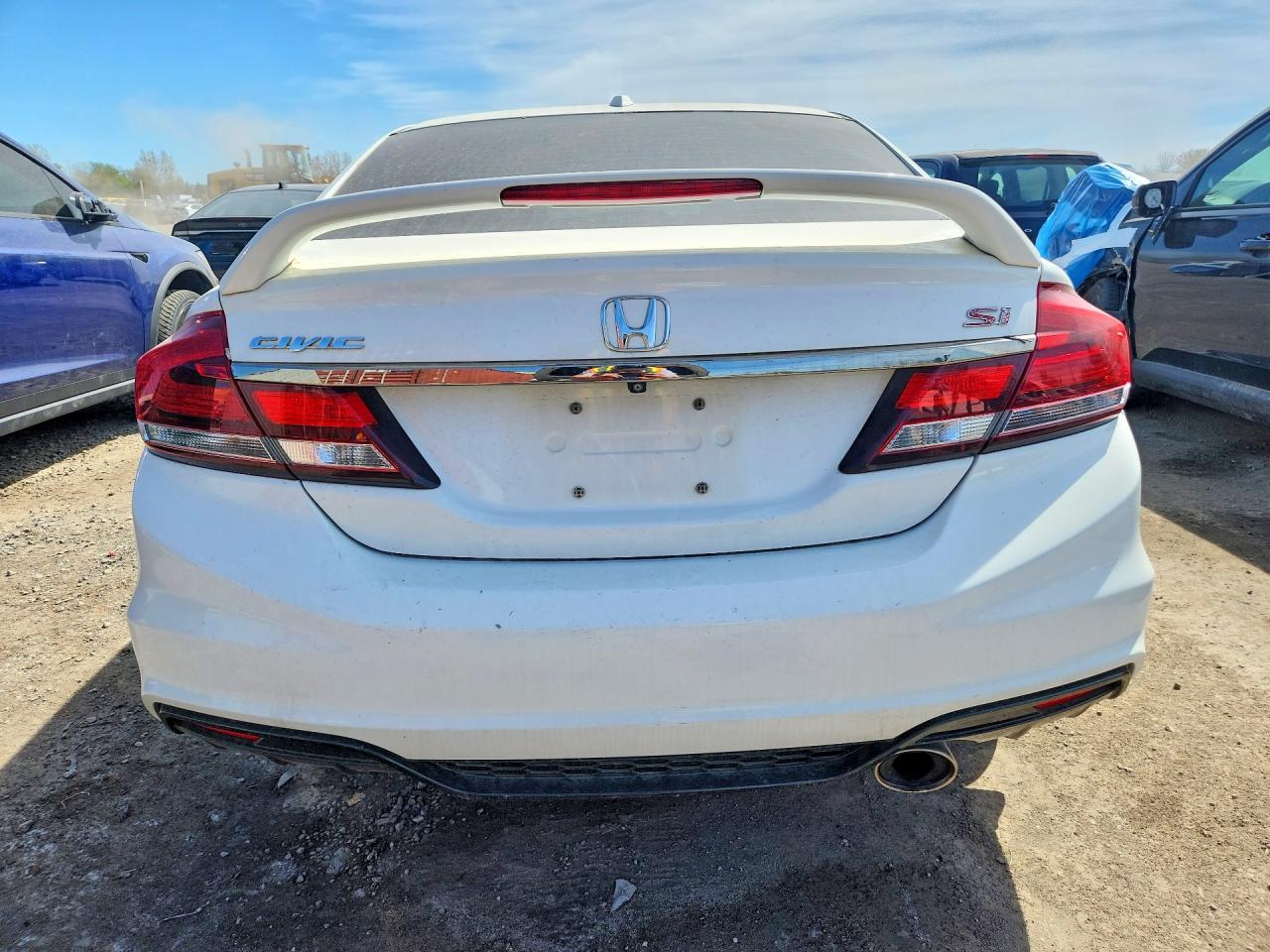 2014 Honda Civic Si Белый vin: 2HGFB6E55EH201005