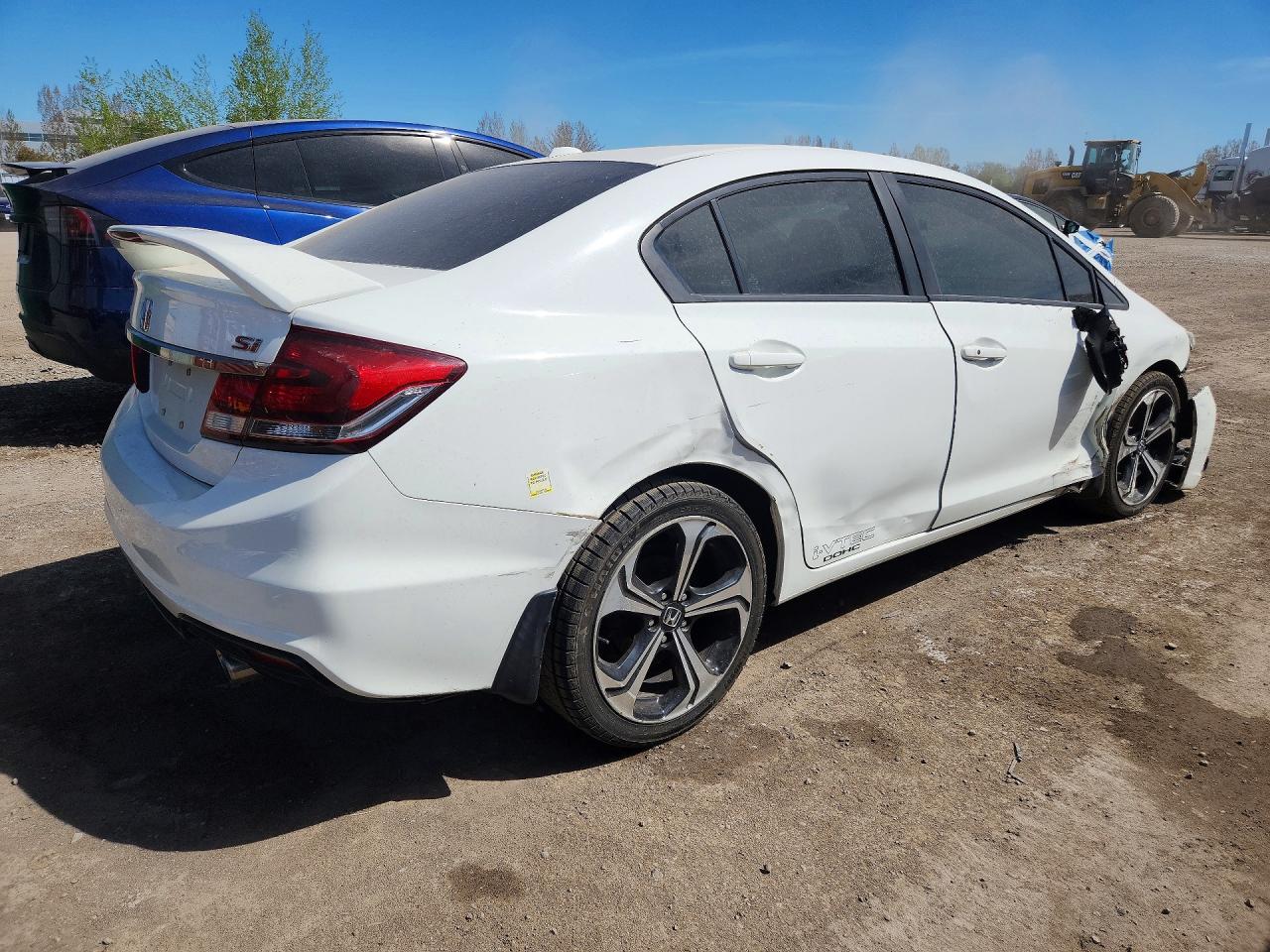 2014 Honda Civic Si Белый vin: 2HGFB6E55EH201005
