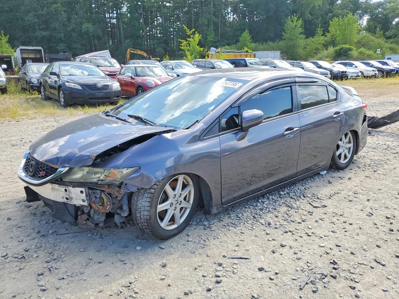2014 Honda Civic Si Gray vin: 2HGFB6E55EH705084