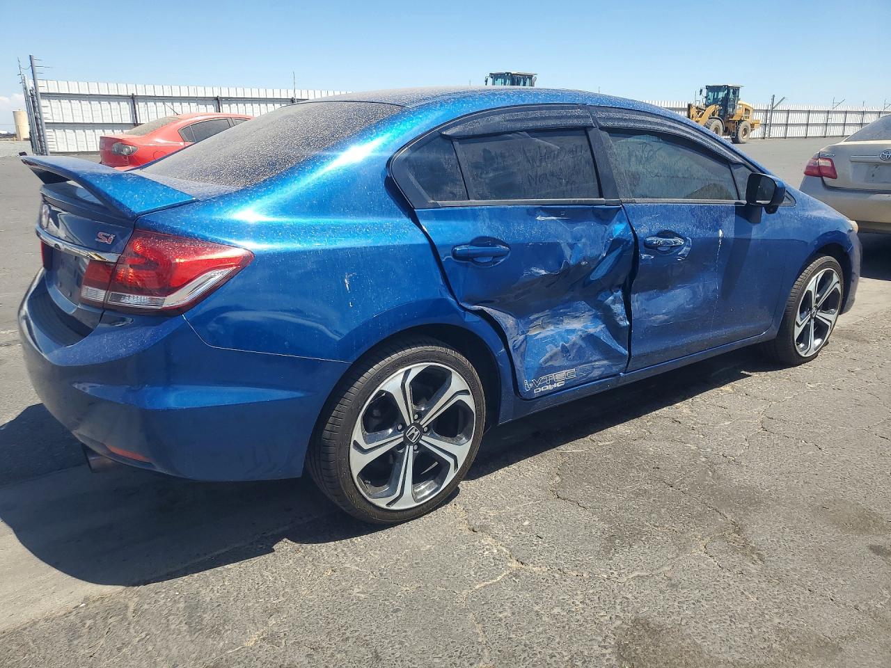2015 Honda Civic Si Blue vin: 2HGFB6E55FH702140