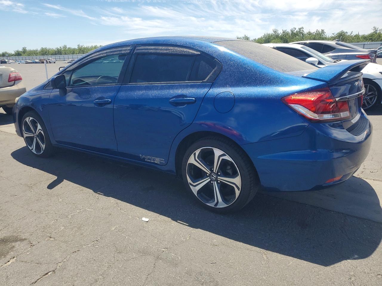 2015 Honda Civic Si Blue vin: 2HGFB6E55FH702140