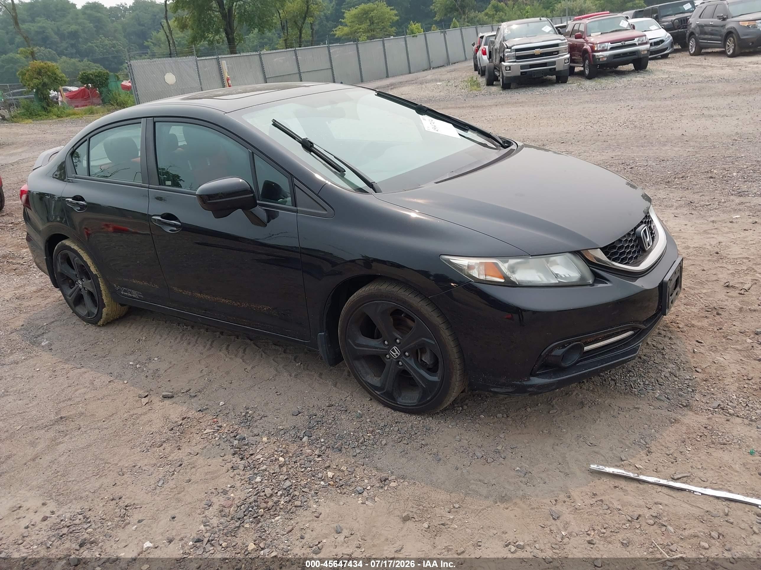 2015 Honda Civic Si Black vin: 2HGFB6E55FH702185