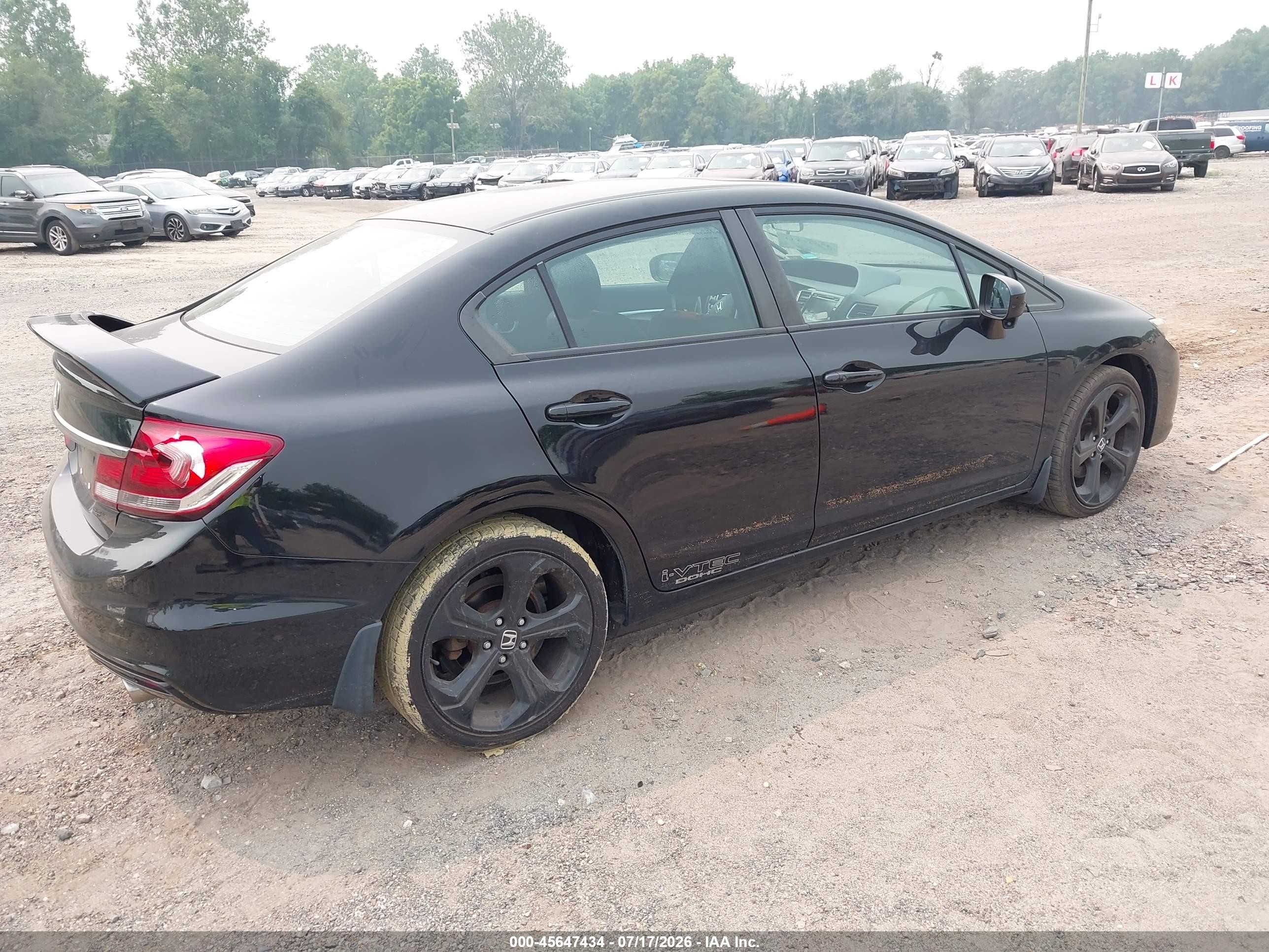 2015 Honda Civic Si Black vin: 2HGFB6E55FH702185