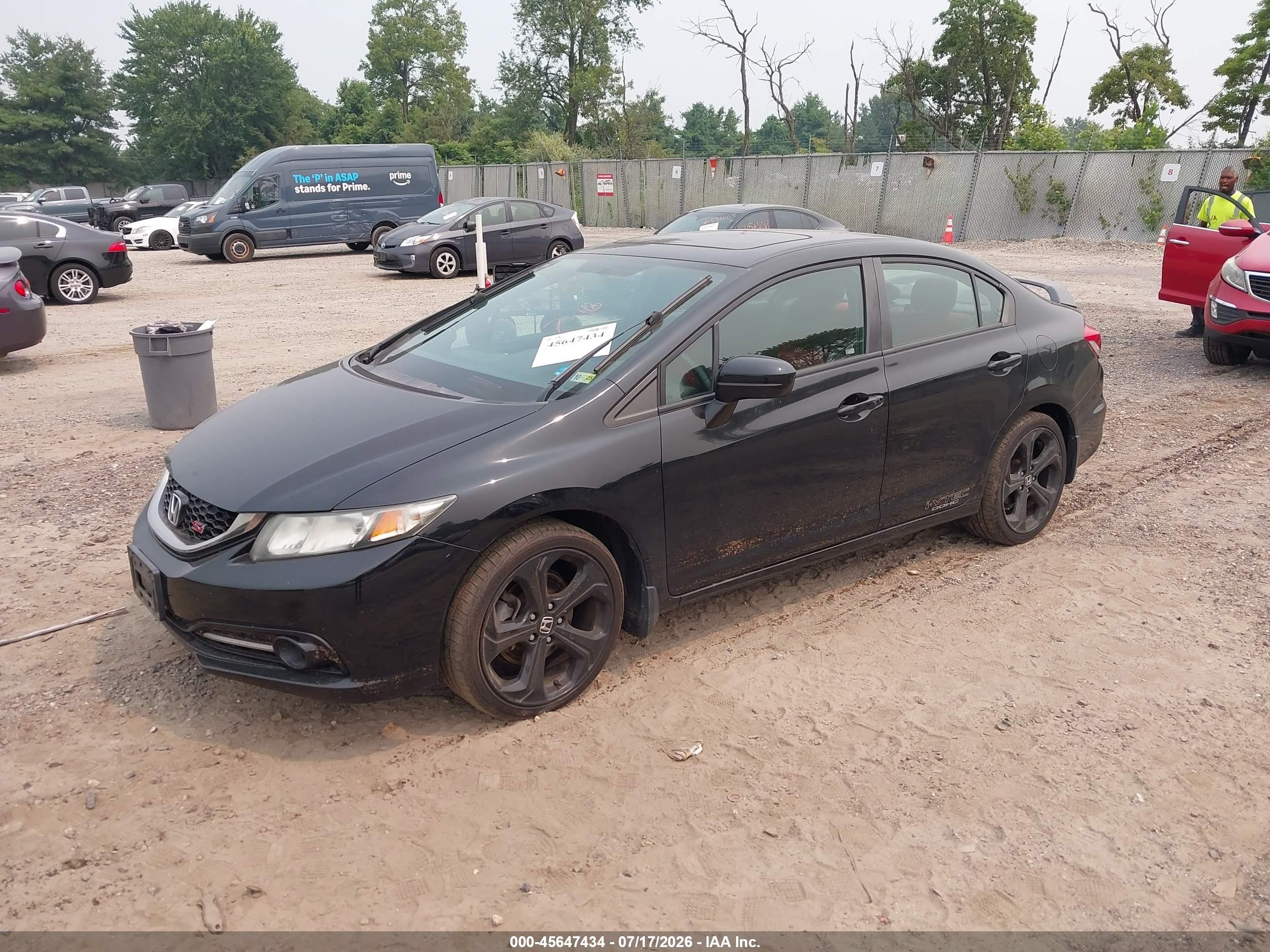 2015 Honda Civic Si Black vin: 2HGFB6E55FH702185