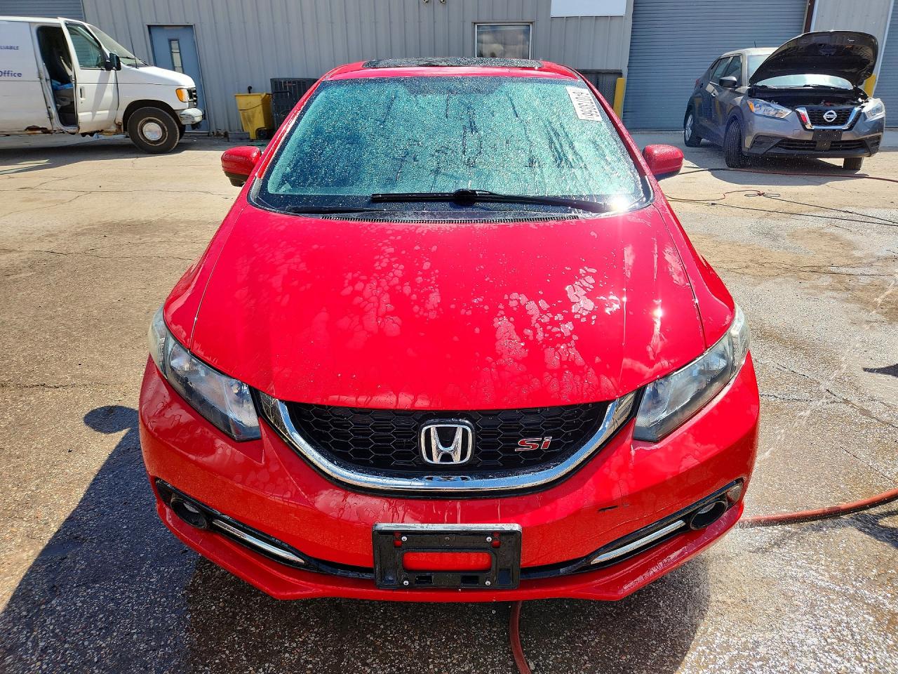 2015 Honda Civic Si Red vin: 2HGFB6E55FH705443