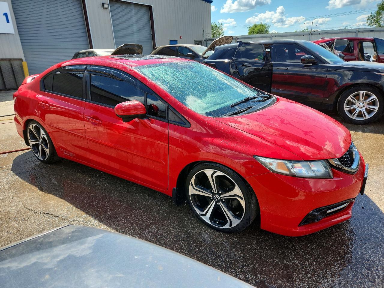 2015 Honda Civic Si Red vin: 2HGFB6E55FH705443