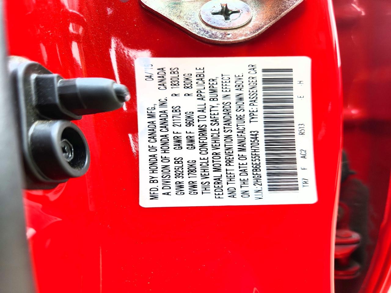 2015 Honda Civic Si Red vin: 2HGFB6E55FH705443