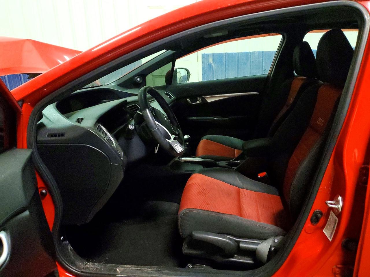 2015 Honda Civic Si Red vin: 2HGFB6E55FH707550