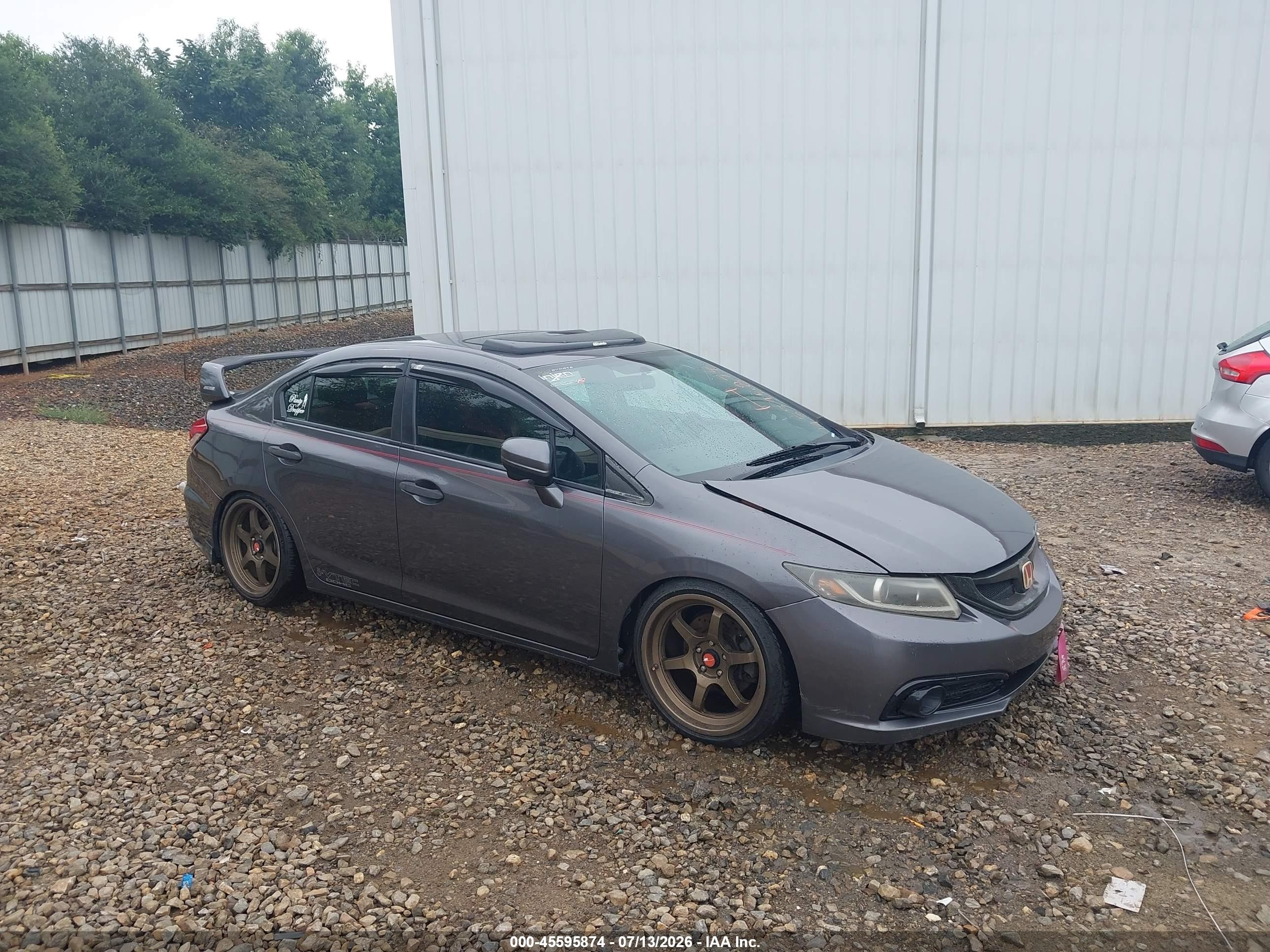2015 Honda Civic Si Silver vin: 2HGFB6E55FH707757