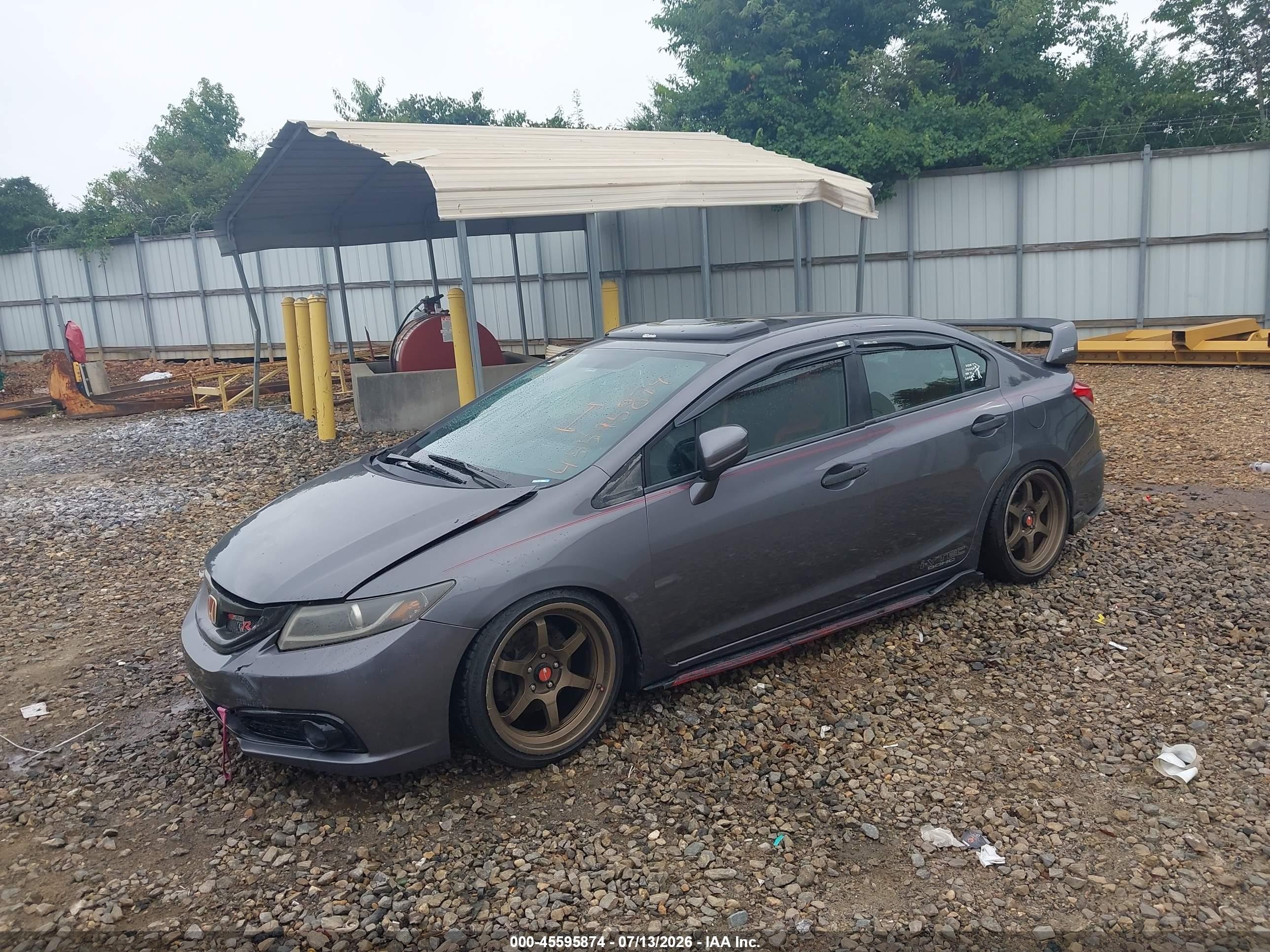 2015 Honda Civic Si Silver vin: 2HGFB6E55FH707757
