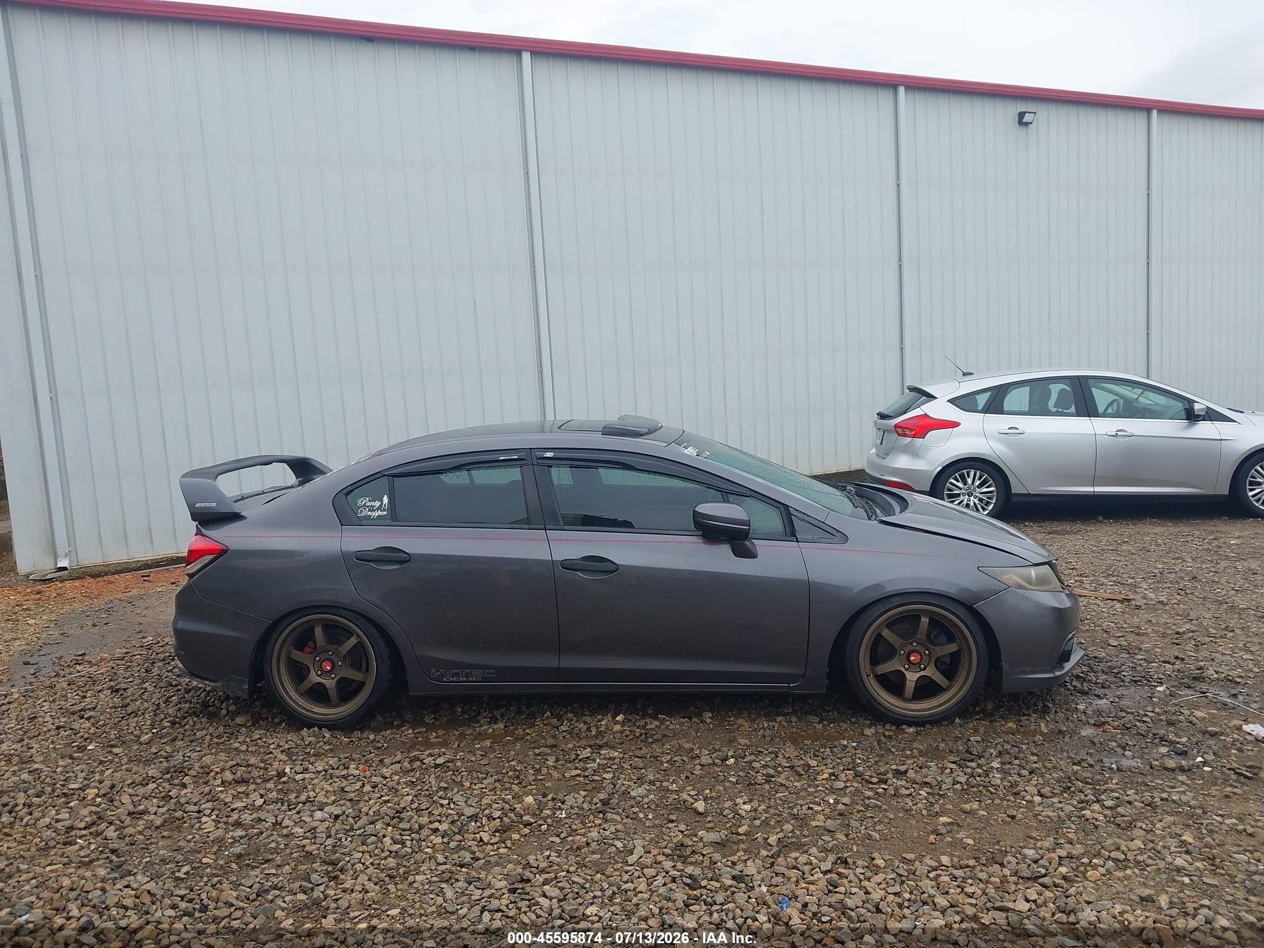 2015 Honda Civic Si Silver vin: 2HGFB6E55FH707757
