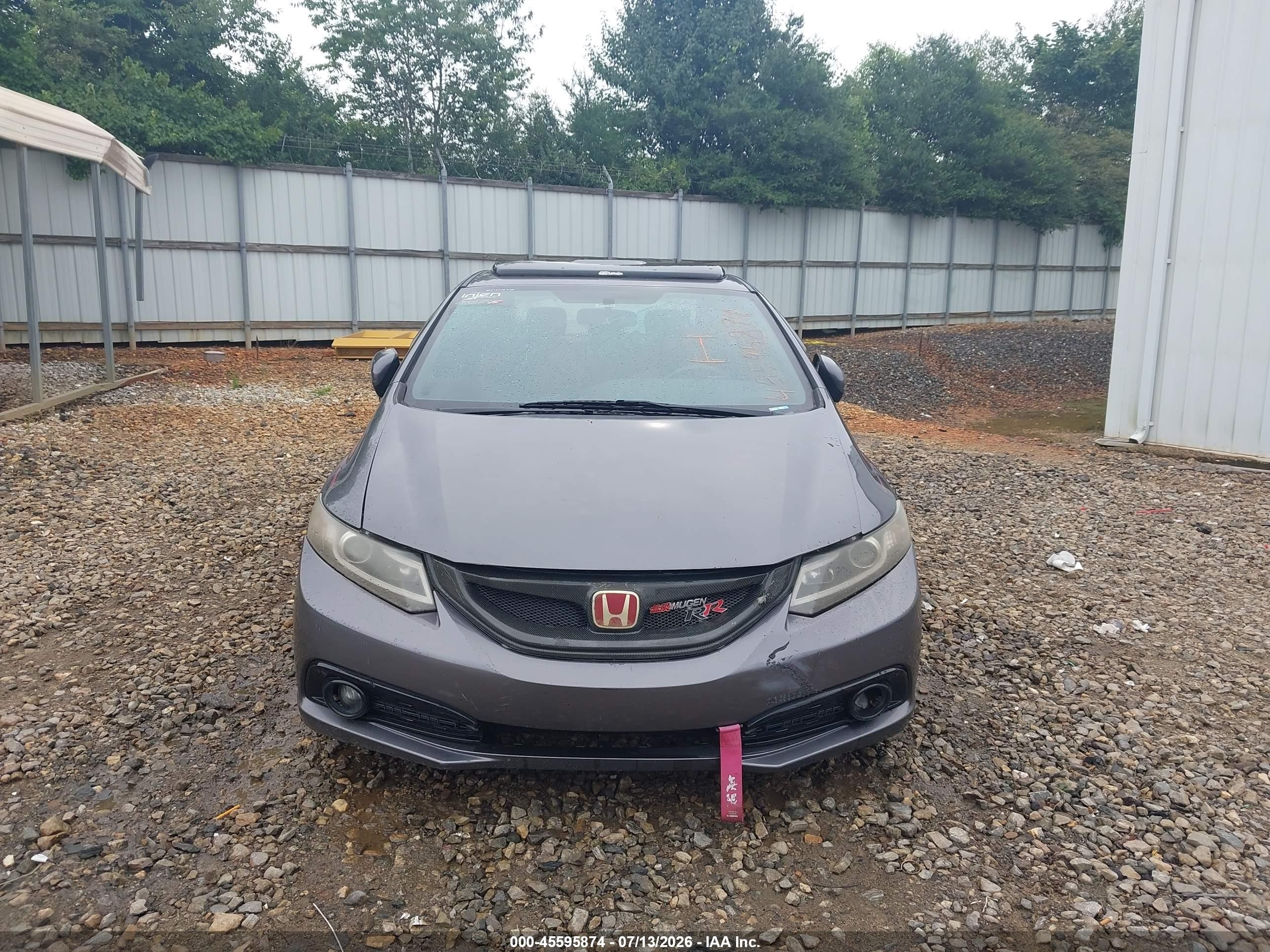 2015 Honda Civic Si Silver vin: 2HGFB6E55FH707757