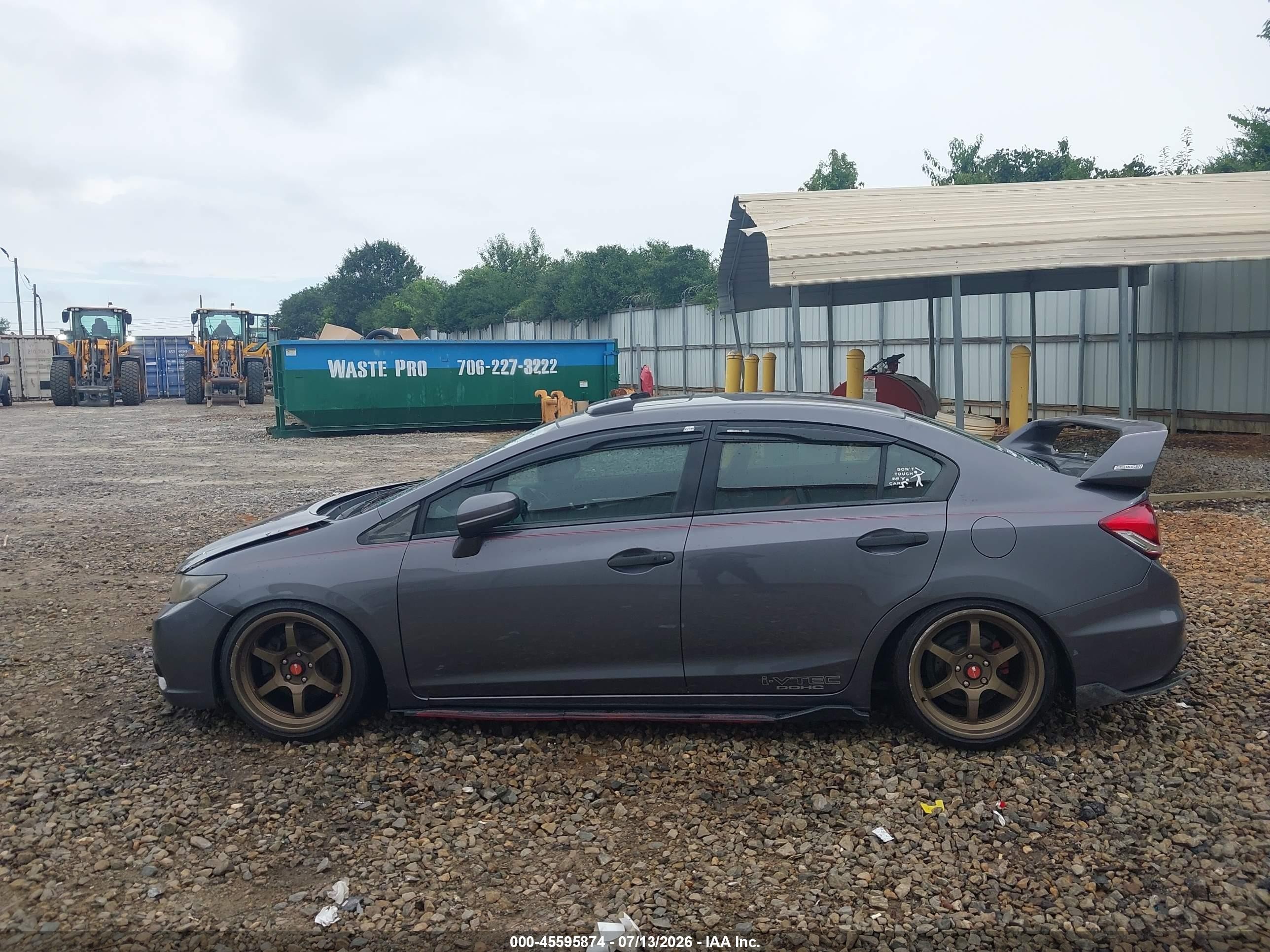 2015 Honda Civic Si Silver vin: 2HGFB6E55FH707757