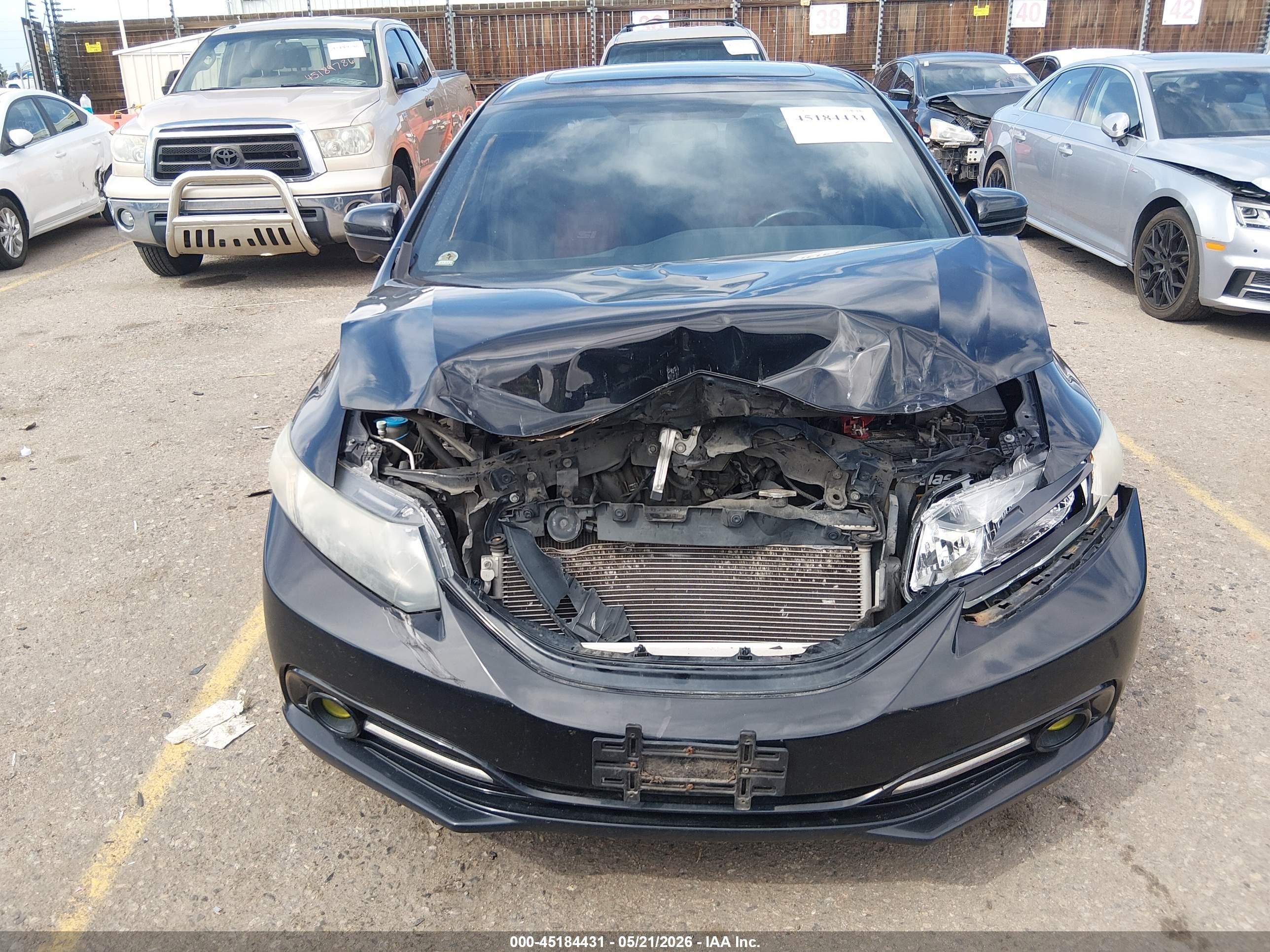 2015 Honda Civic Si Black vin: 2HGFB6E55FH710576