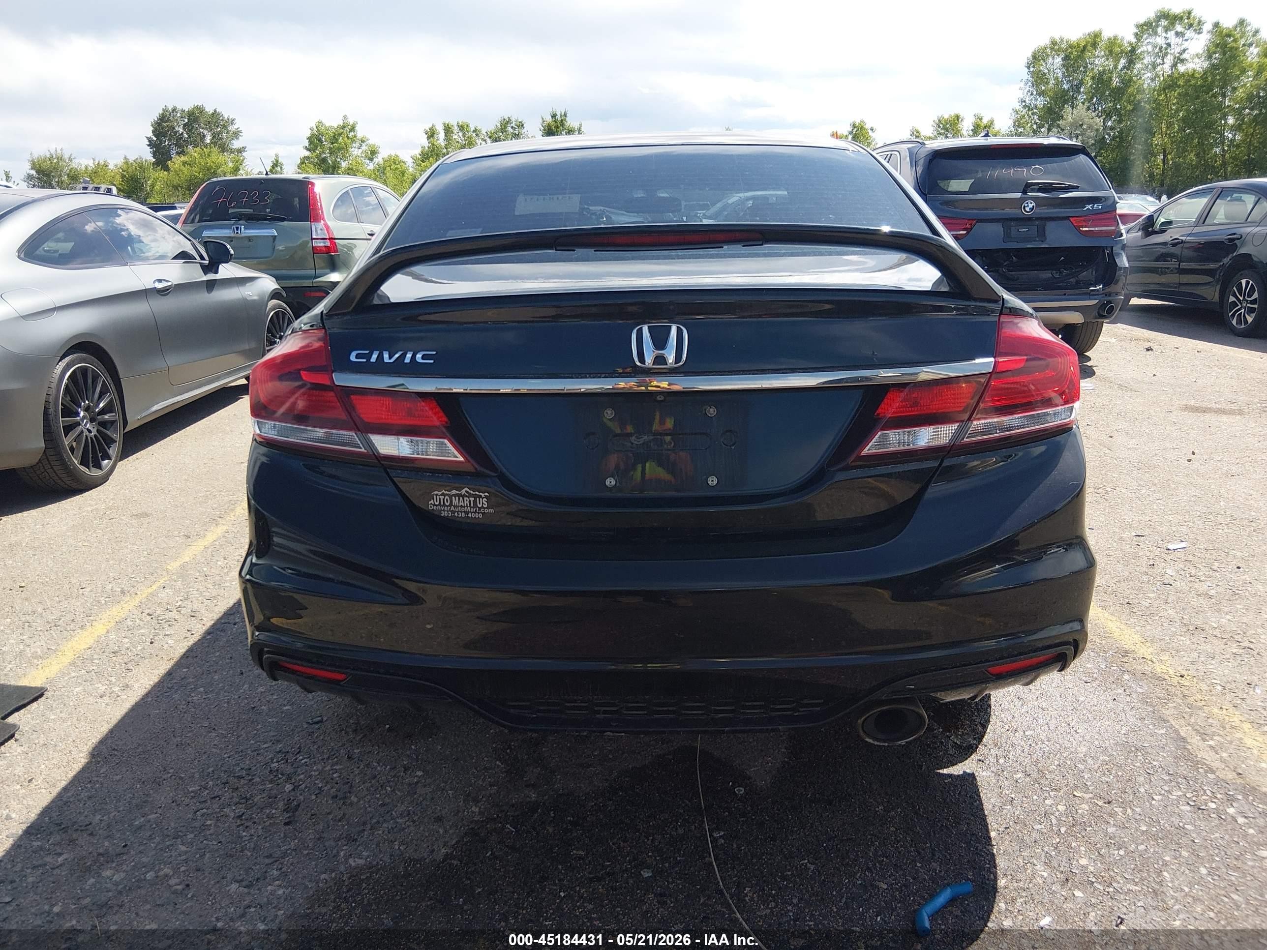 2015 Honda Civic Si Black vin: 2HGFB6E55FH710576