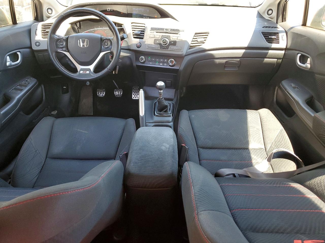 2012 Honda Civic Si Black vin: 2HGFB6E56CH702451