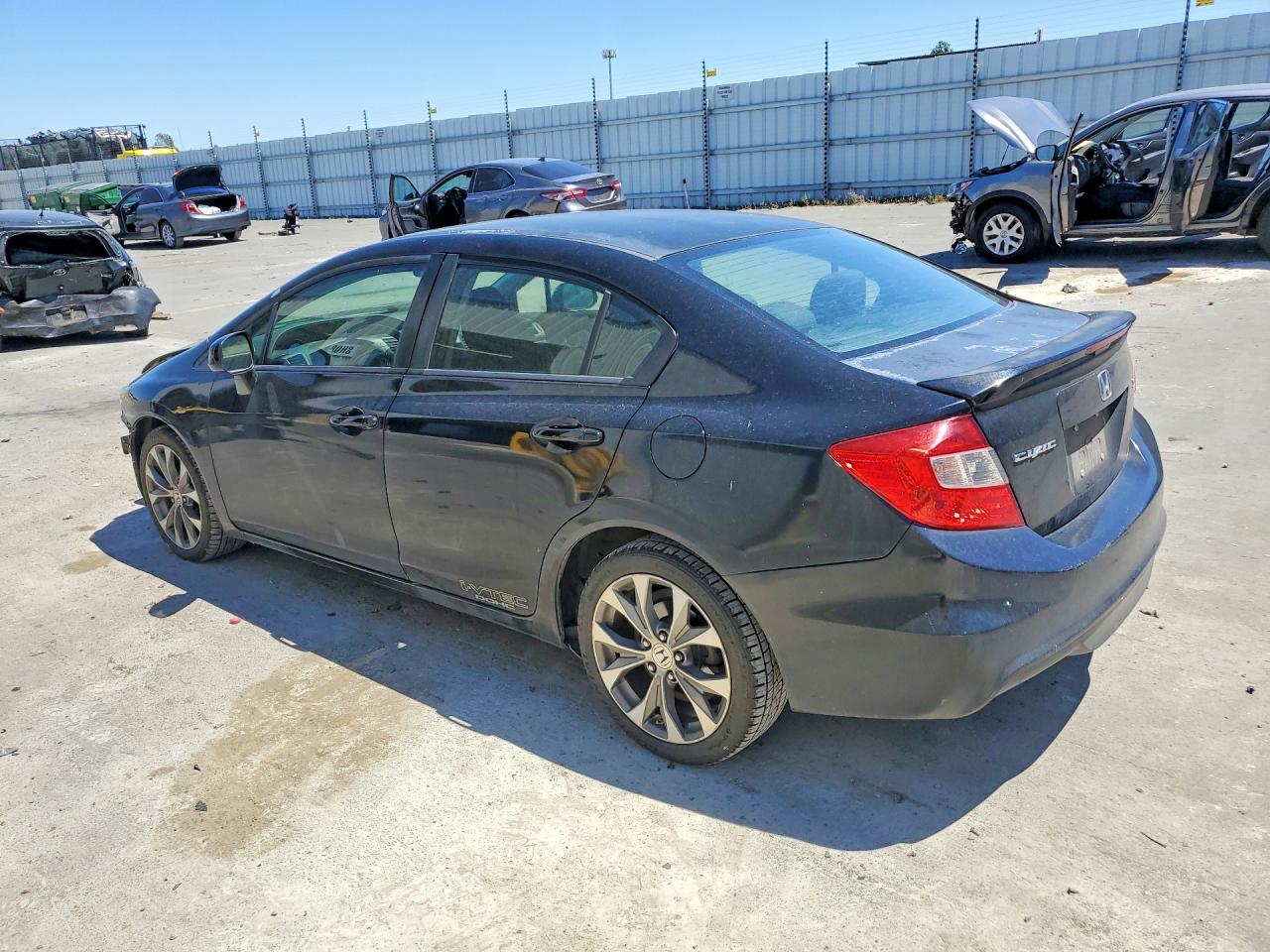 2012 Honda Civic Si Black vin: 2HGFB6E56CH702451