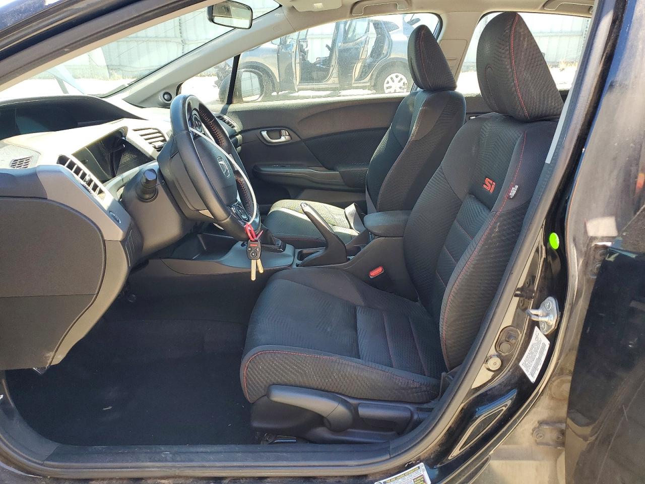 2012 Honda Civic Si Black vin: 2HGFB6E56CH702451