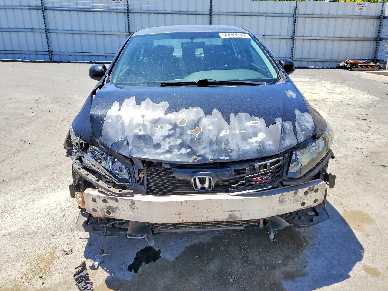 2012 Honda Civic Si Black vin: 2HGFB6E56CH702451