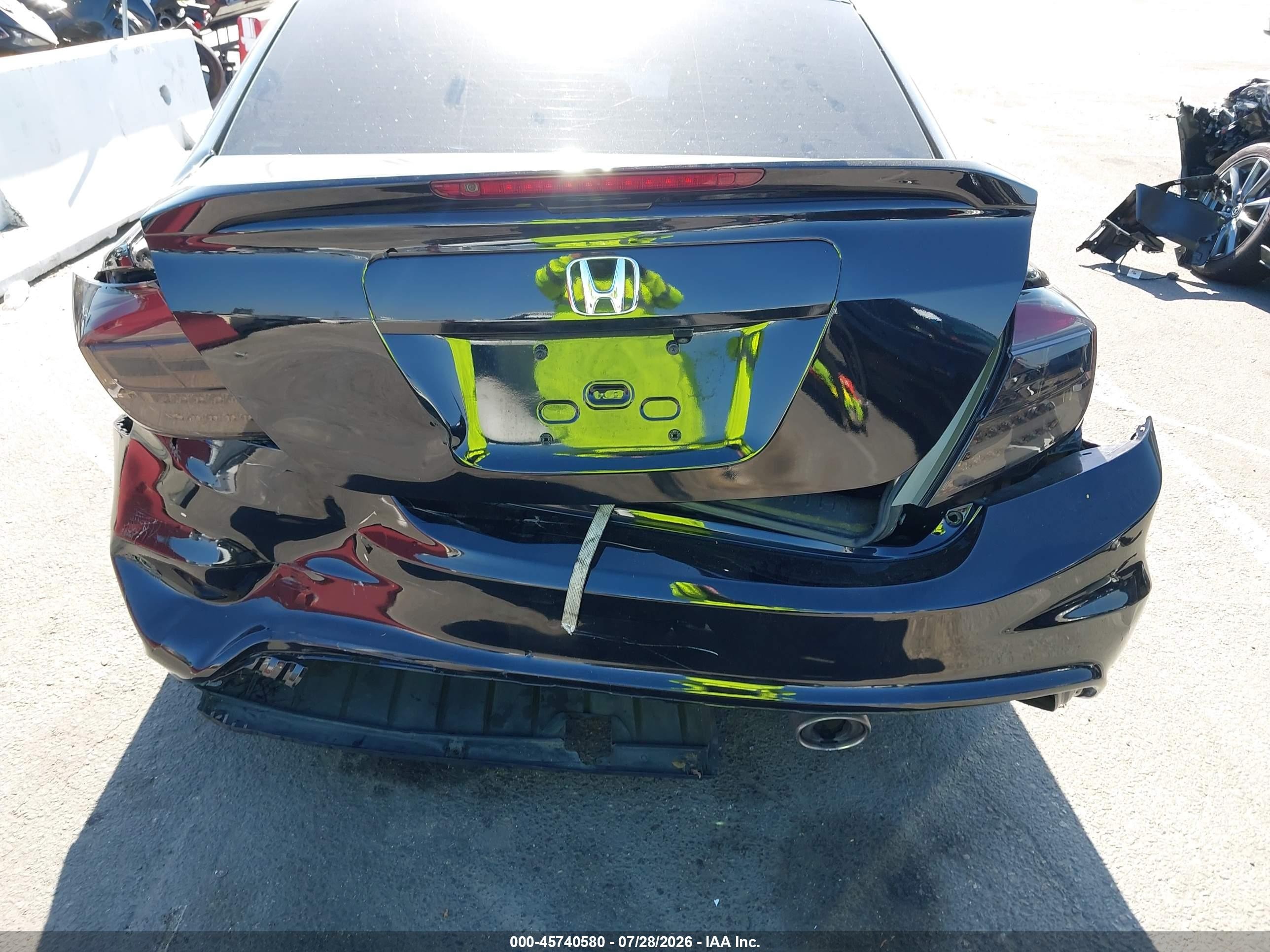 2012 Honda Civic Si Black vin: 2HGFB6E56CH704653