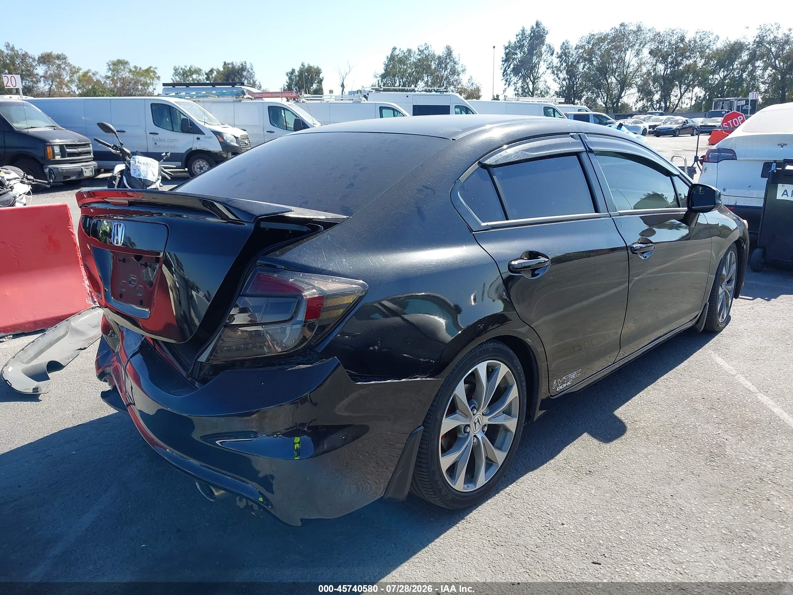 2012 Honda Civic Si Black vin: 2HGFB6E56CH704653