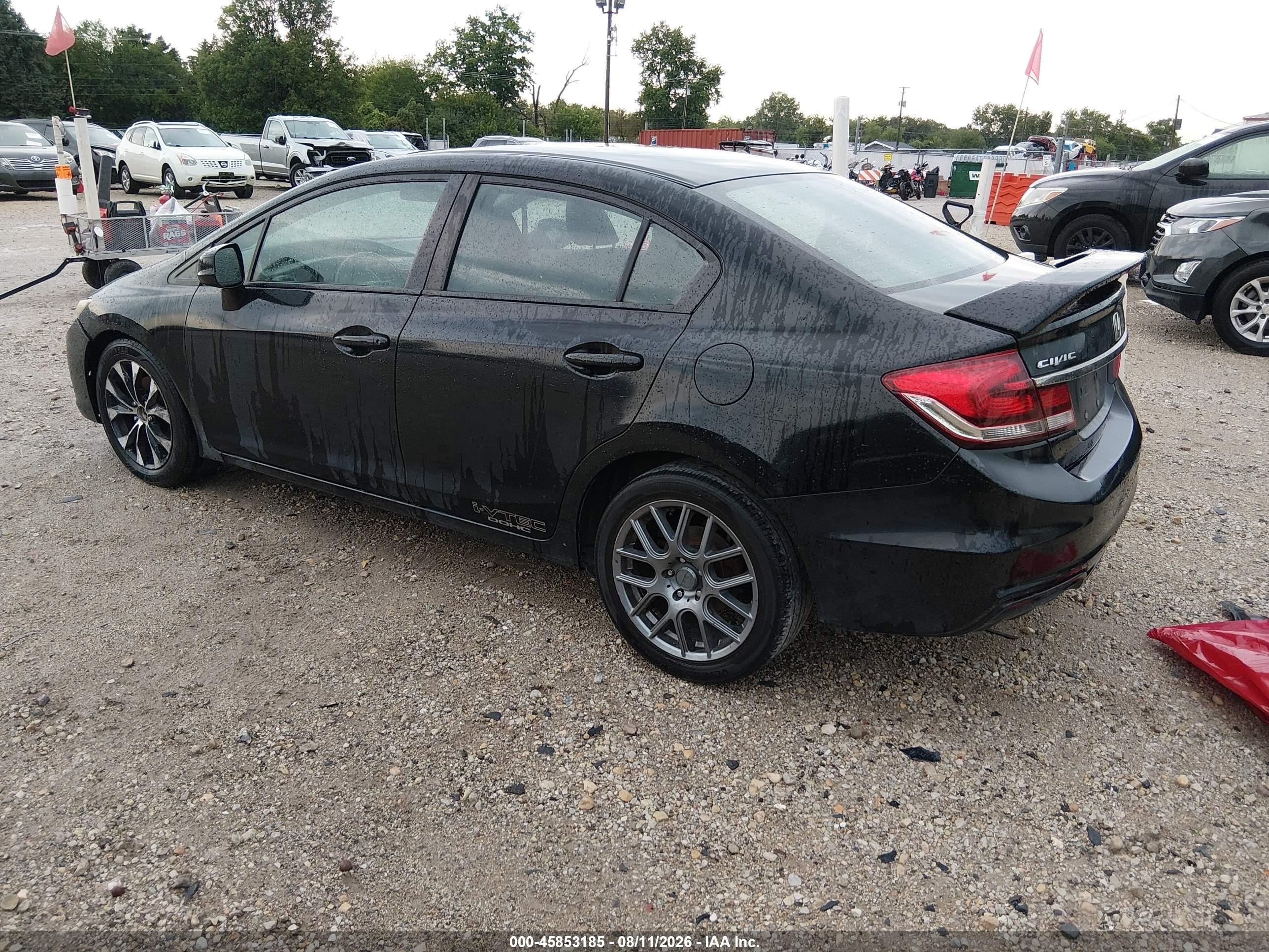 2013 Honda Civic Si Black vin: 2HGFB6E56DH700040