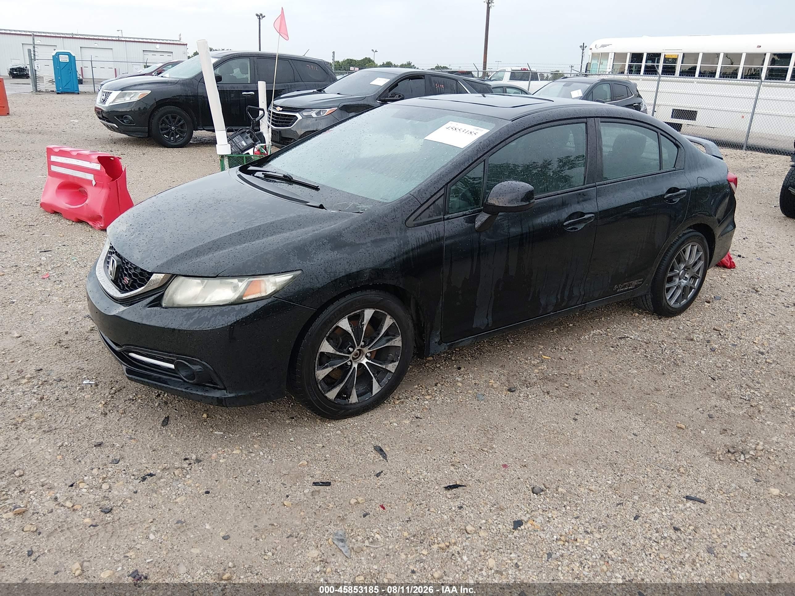 2013 Honda Civic Si Black vin: 2HGFB6E56DH700040