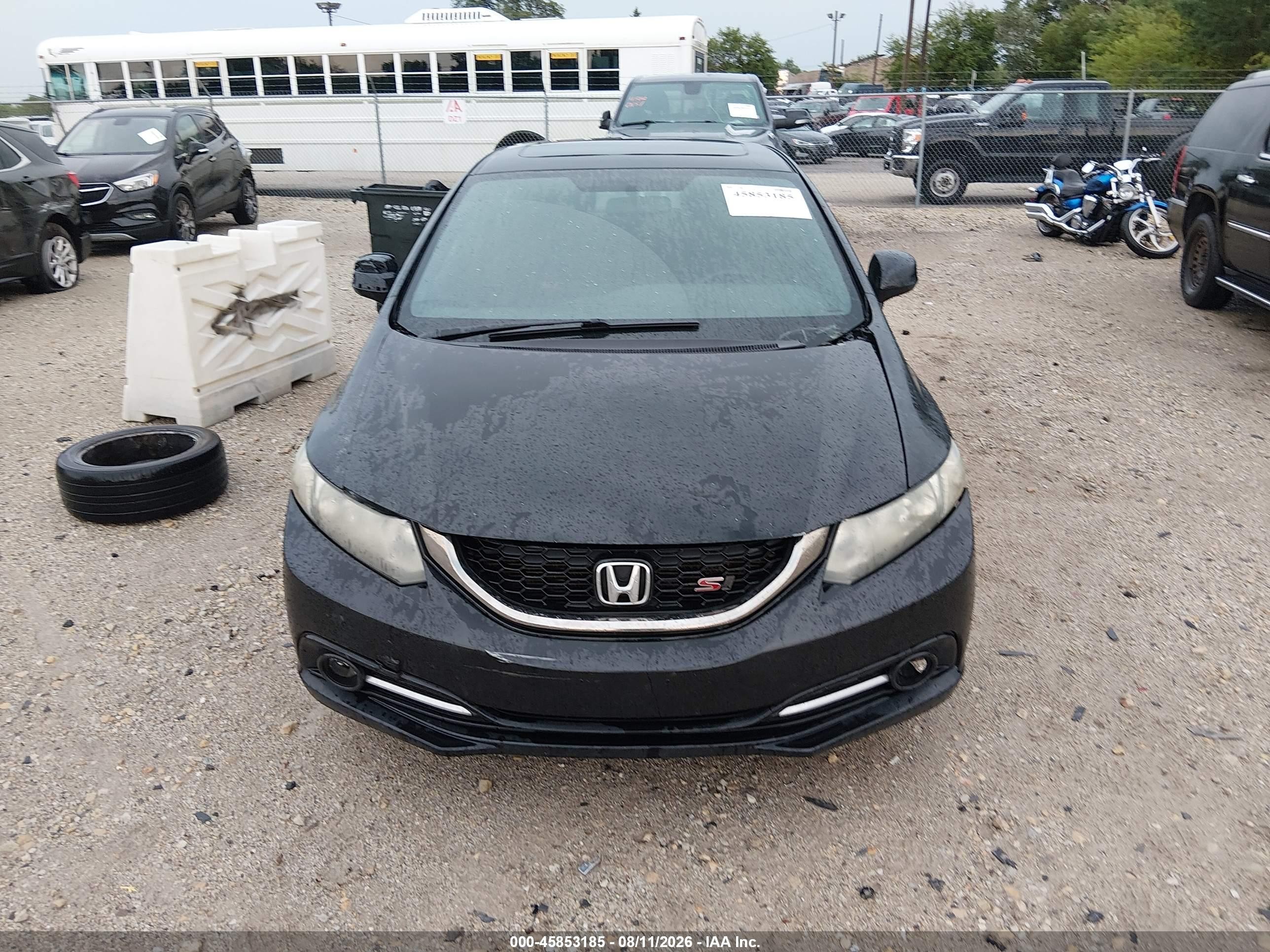2013 Honda Civic Si Black vin: 2HGFB6E56DH700040