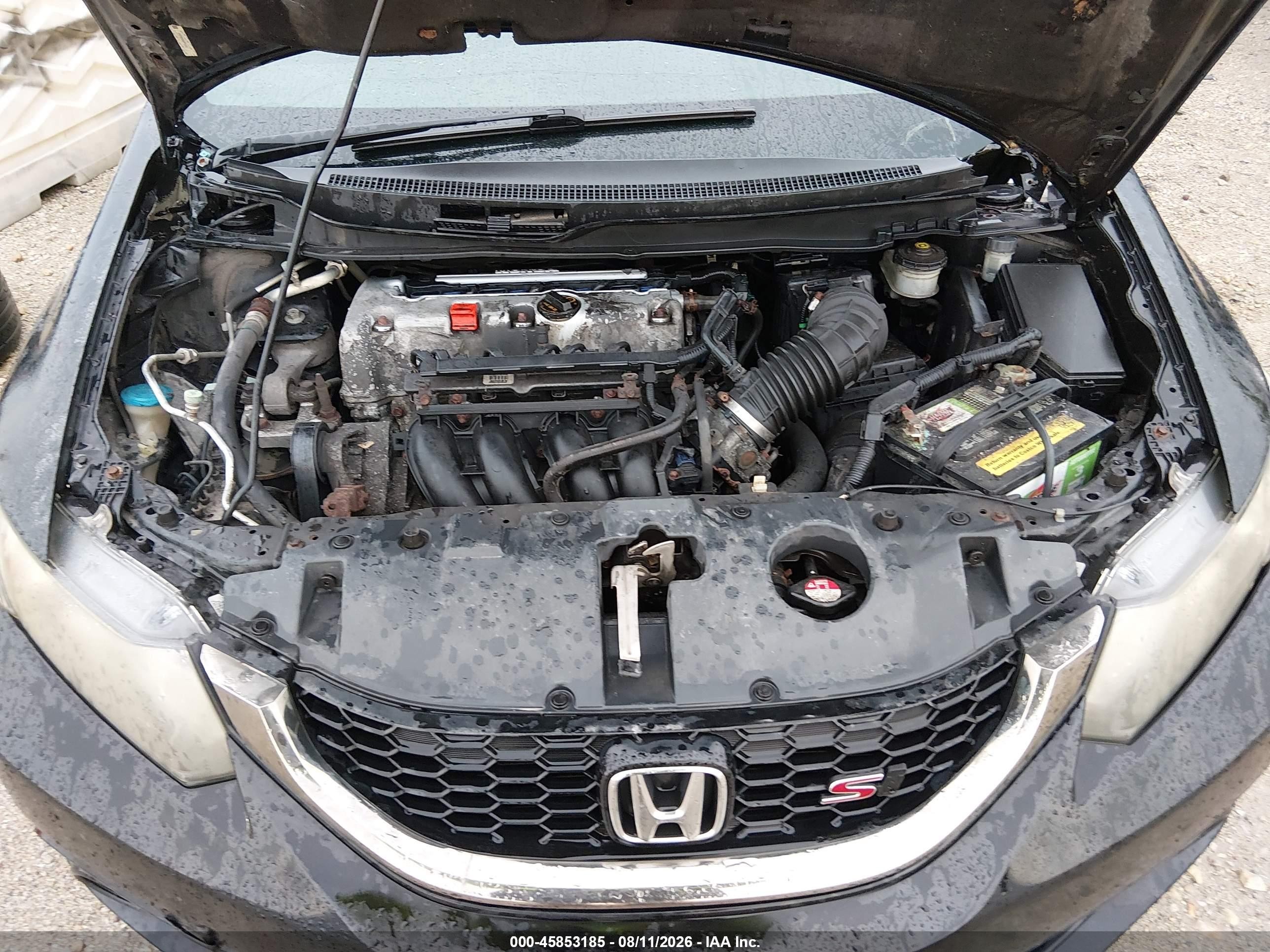 2013 Honda Civic Si Black vin: 2HGFB6E56DH700040
