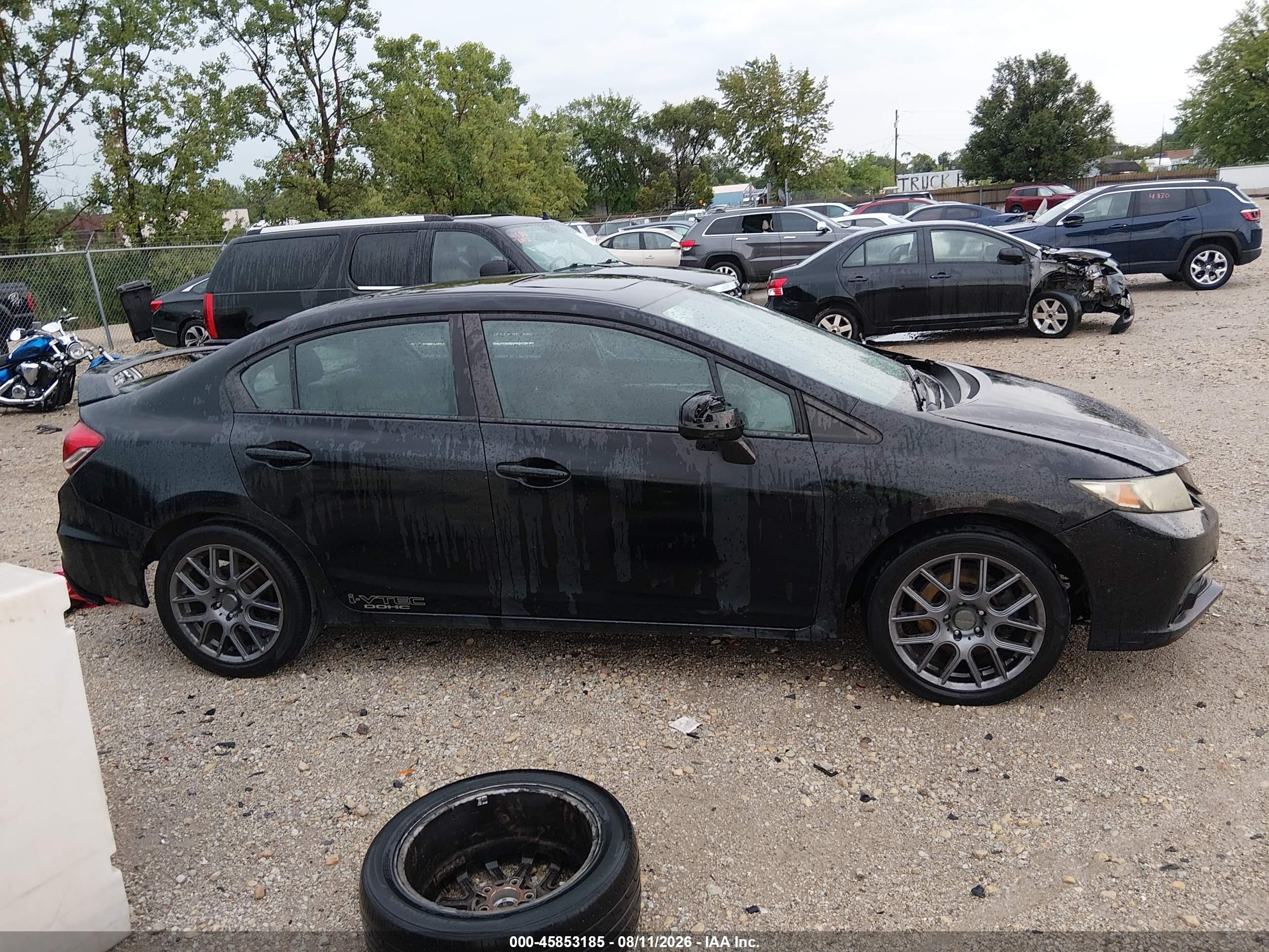 2013 Honda Civic Si Black vin: 2HGFB6E56DH700040
