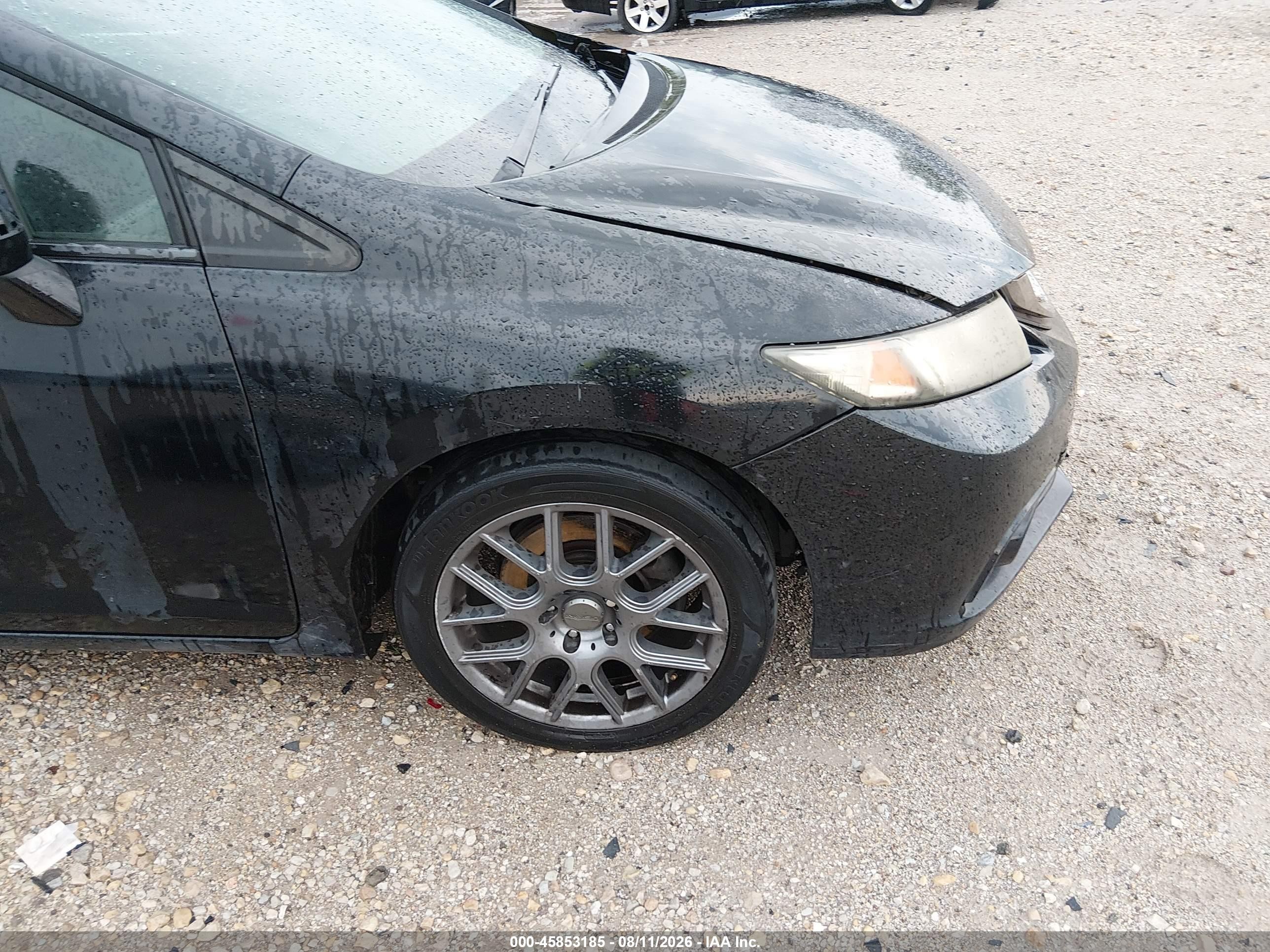 2013 Honda Civic Si Black vin: 2HGFB6E56DH700040