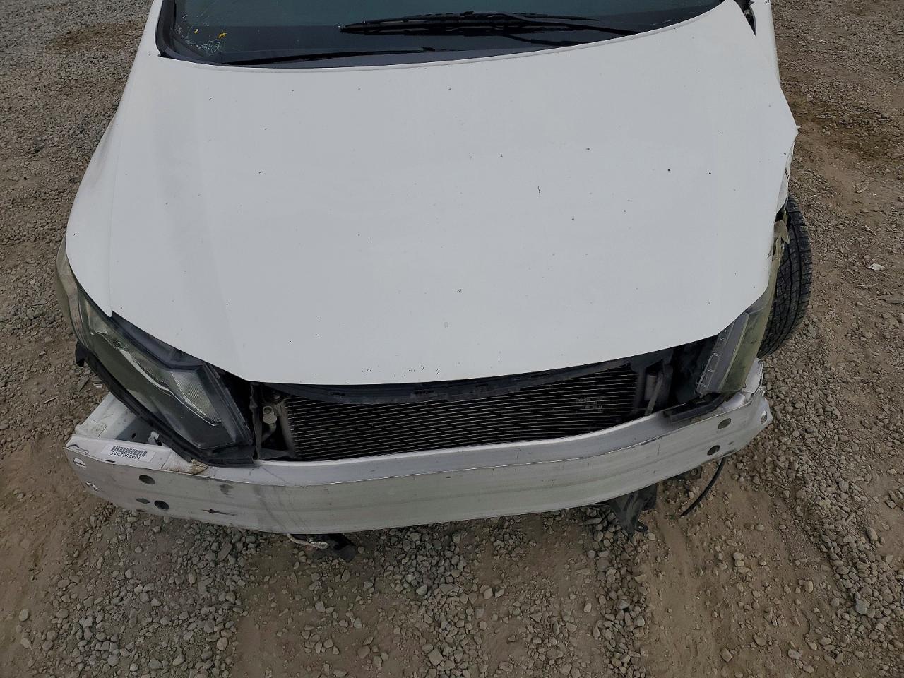 2013 Honda Civic Si White vin: 2HGFB6E56DH701107