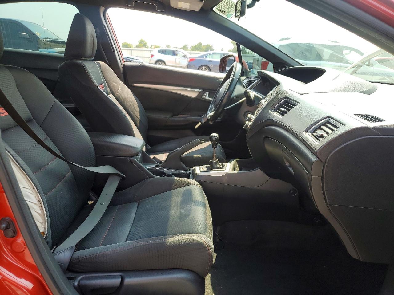 2013 Honda Civic Si Red vin: 2HGFB6E56DH704394