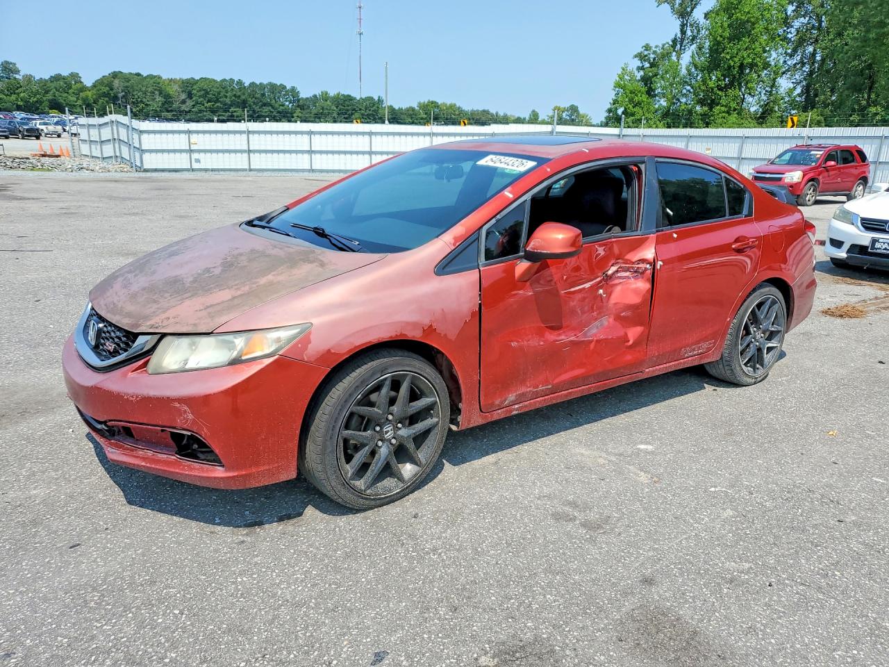 2013 Honda Civic Si Red vin: 2HGFB6E56DH704394