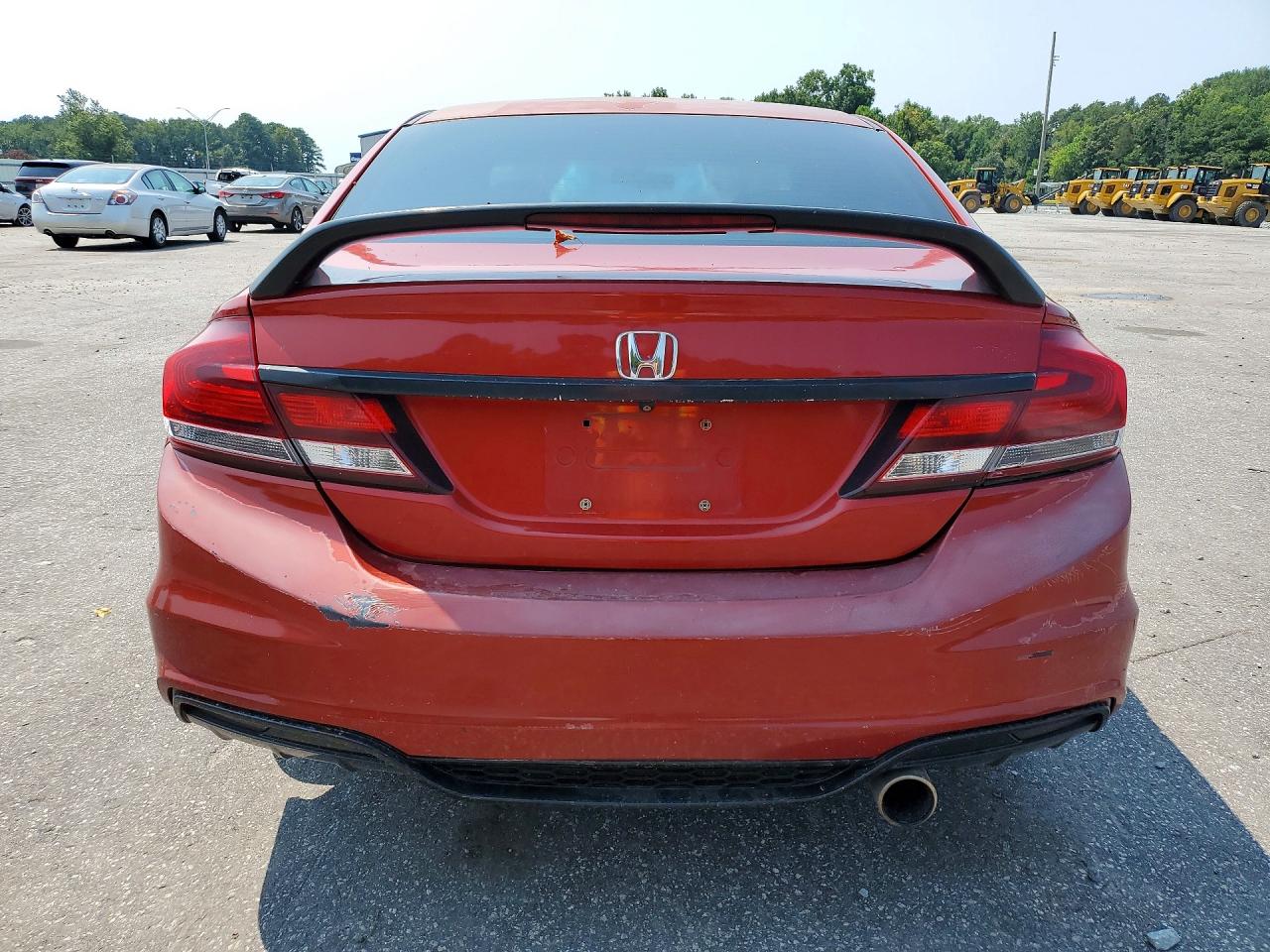 2013 Honda Civic Si Red vin: 2HGFB6E56DH704394