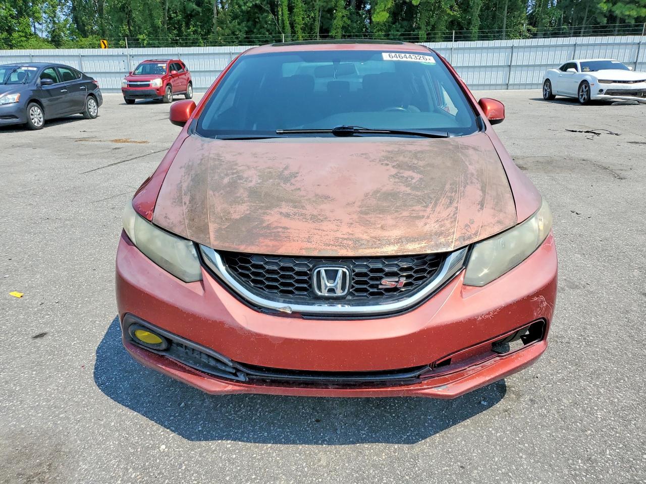 2013 Honda Civic Si Red vin: 2HGFB6E56DH704394
