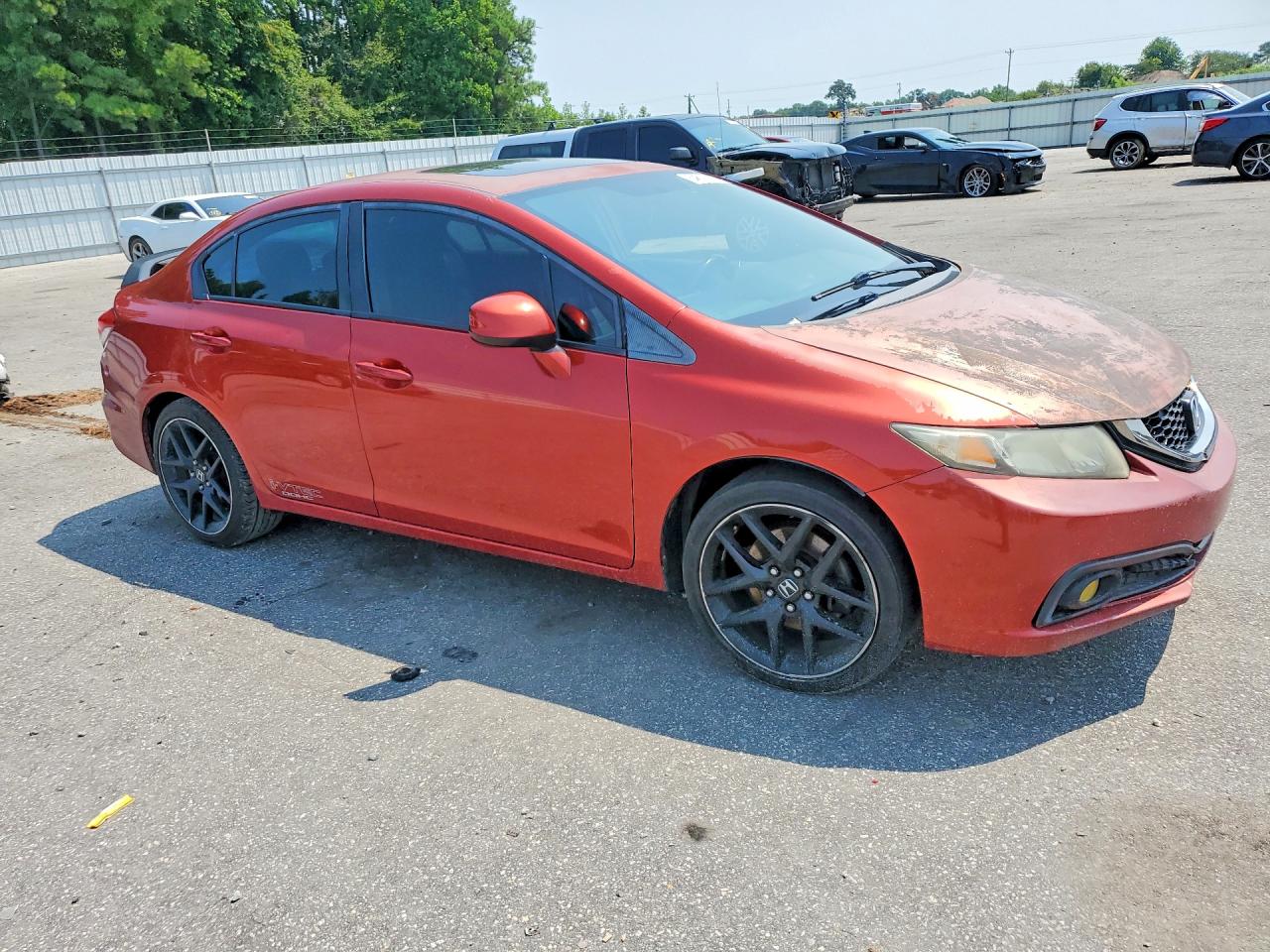 2013 Honda Civic Si Red vin: 2HGFB6E56DH704394