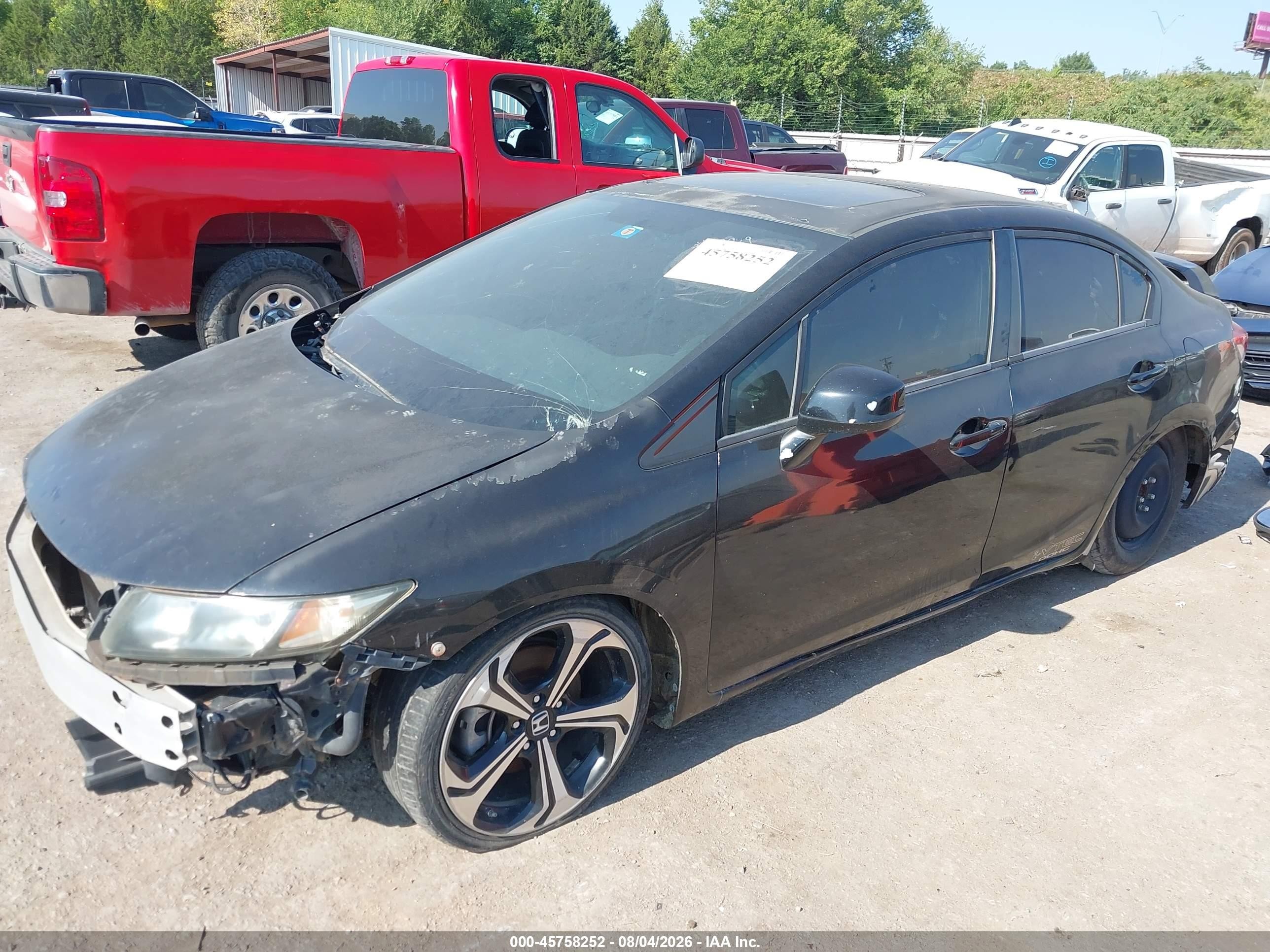 2013 Honda Civic Si Black vin: 2HGFB6E56DH705853