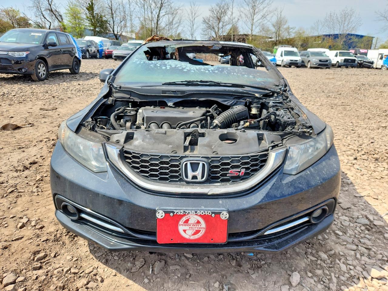 2013 Honda Civic Si Black vin: 2HGFB6E56DH707733