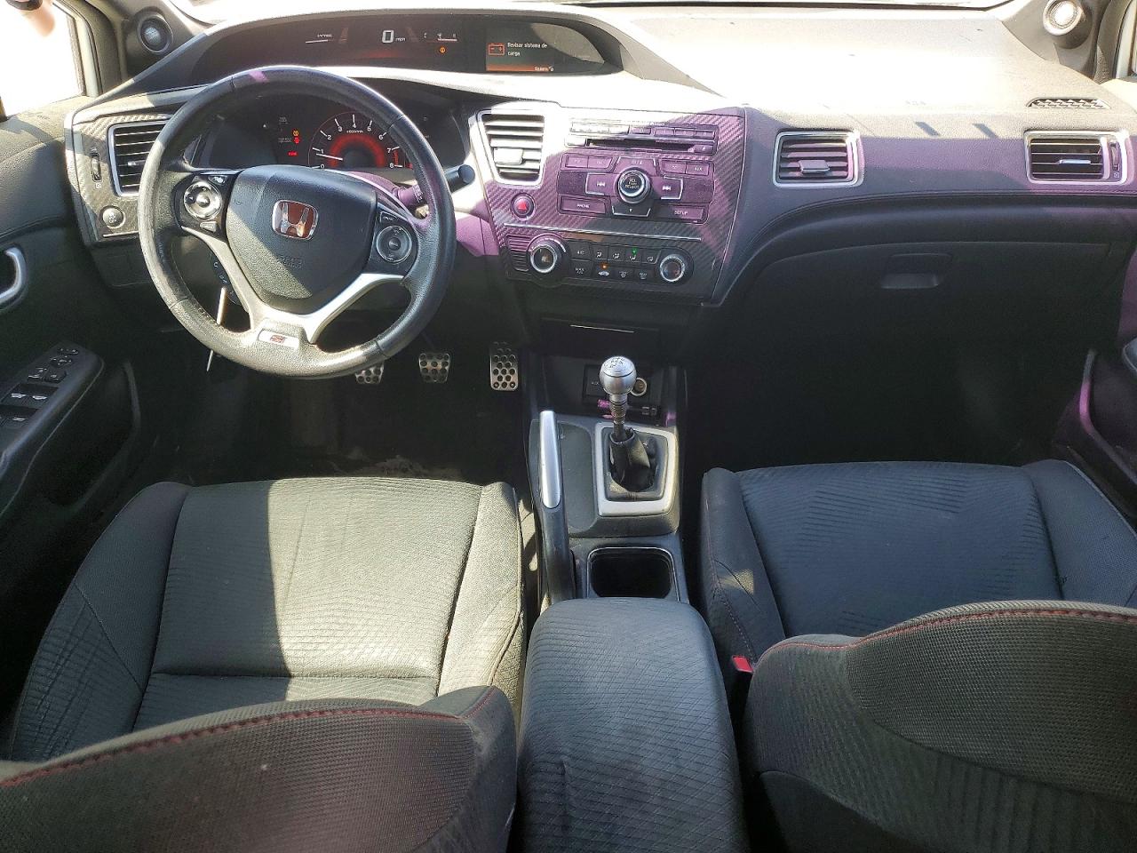 2013 Honda Civic Si White vin: 2HGFB6E56DH711314
