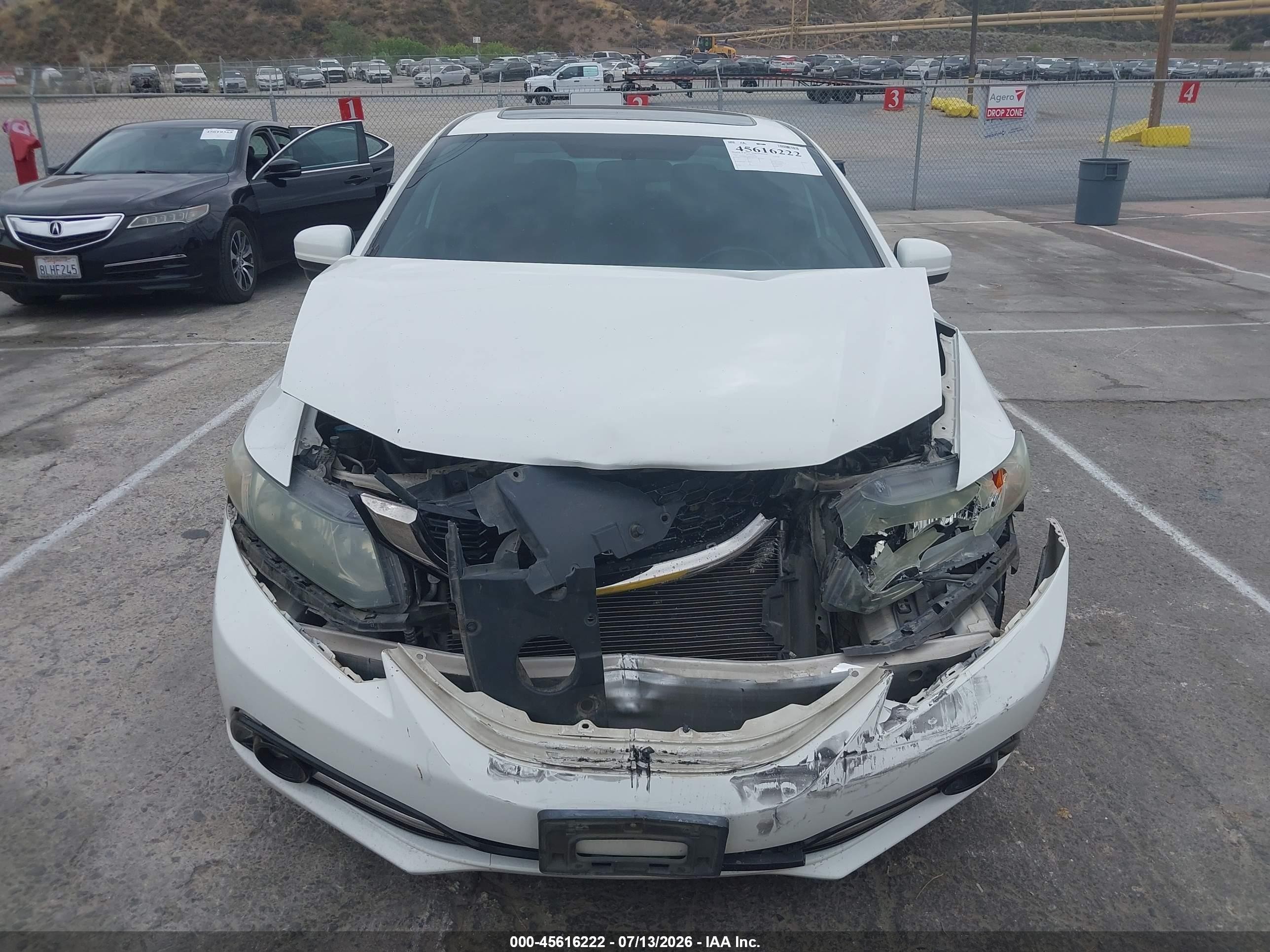 2015 Honda Civic Si White vin: 2HGFB6E56FH704141