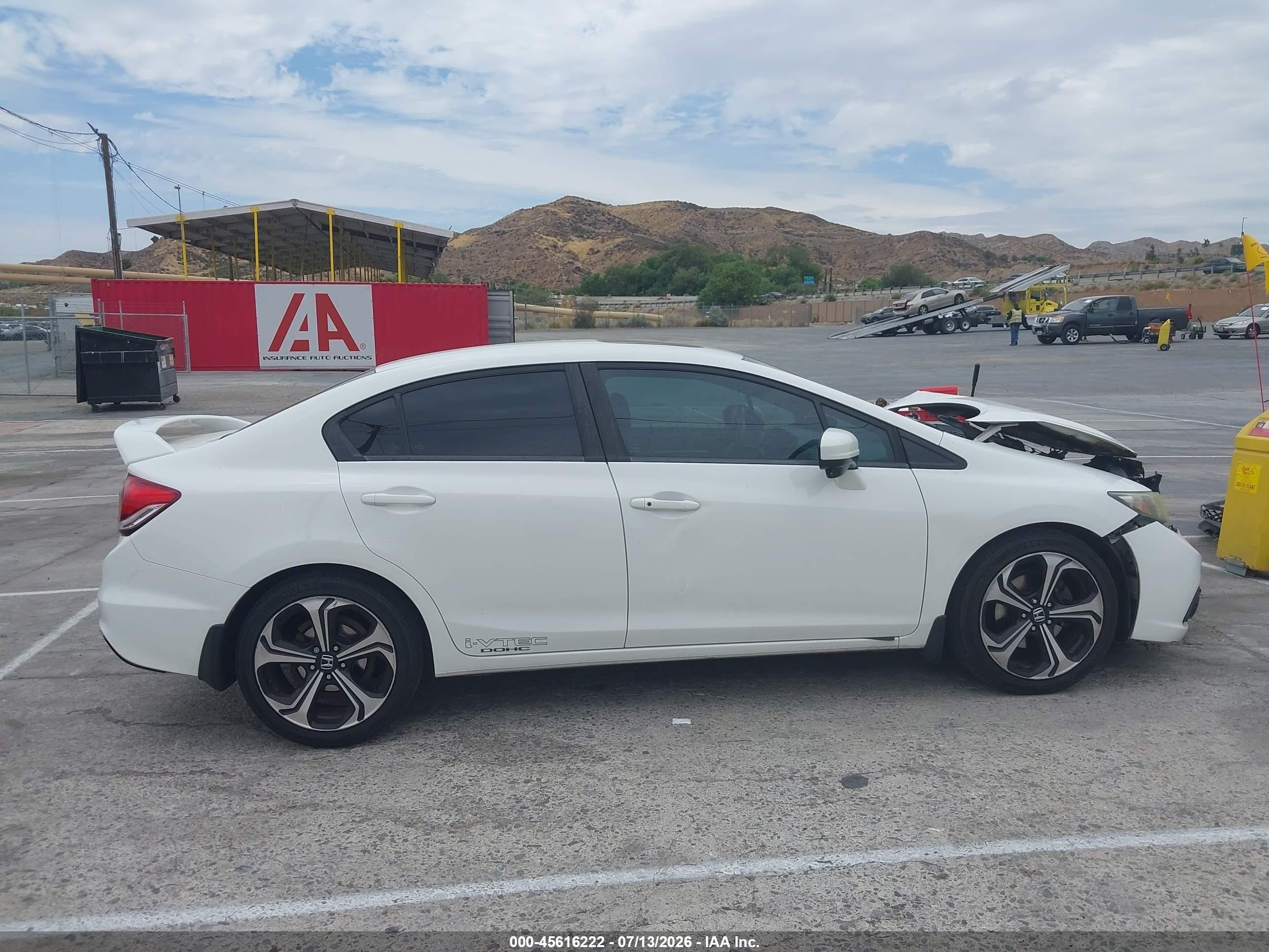 2015 Honda Civic Si White vin: 2HGFB6E56FH704141