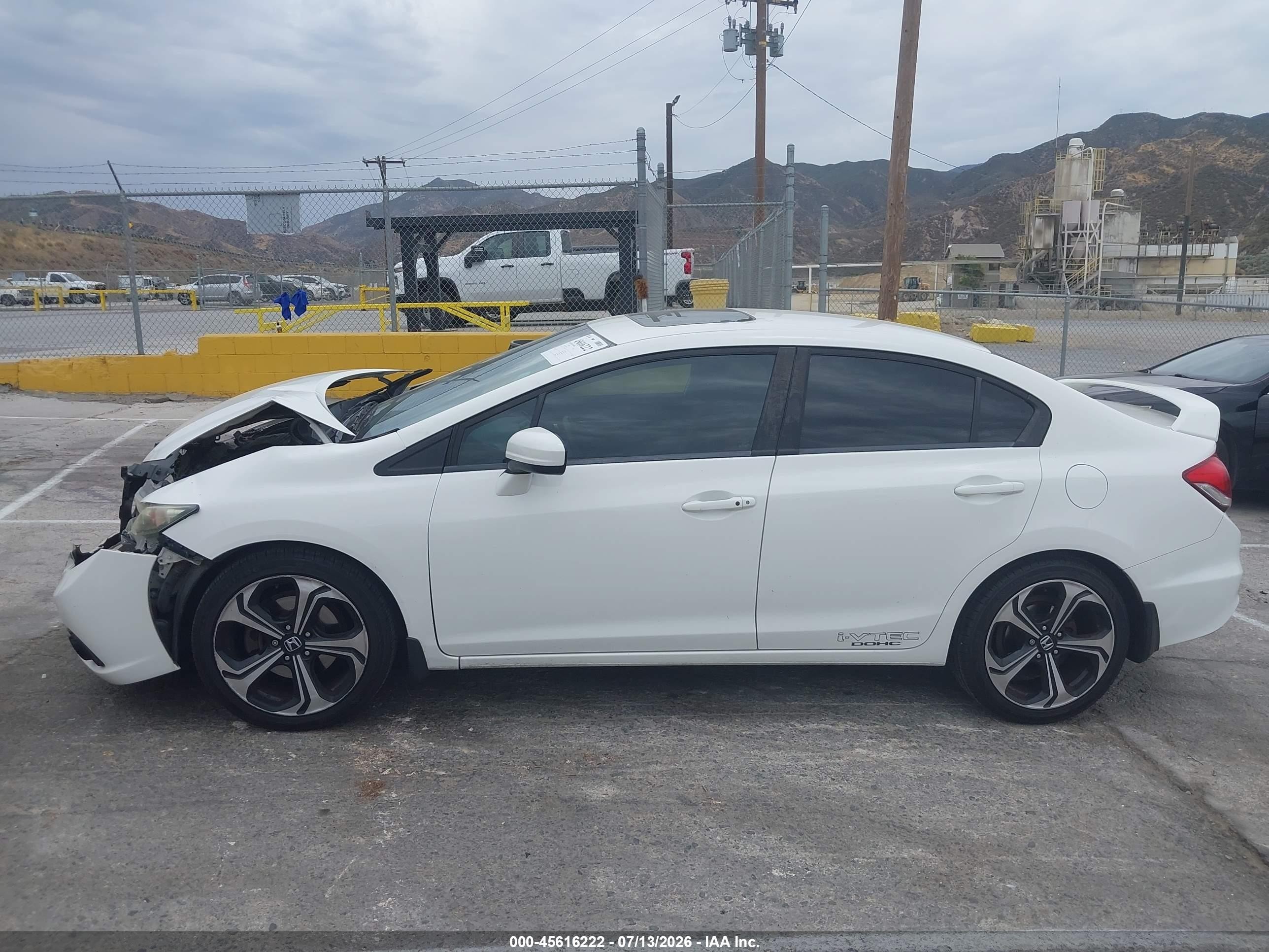 2015 Honda Civic Si White vin: 2HGFB6E56FH704141