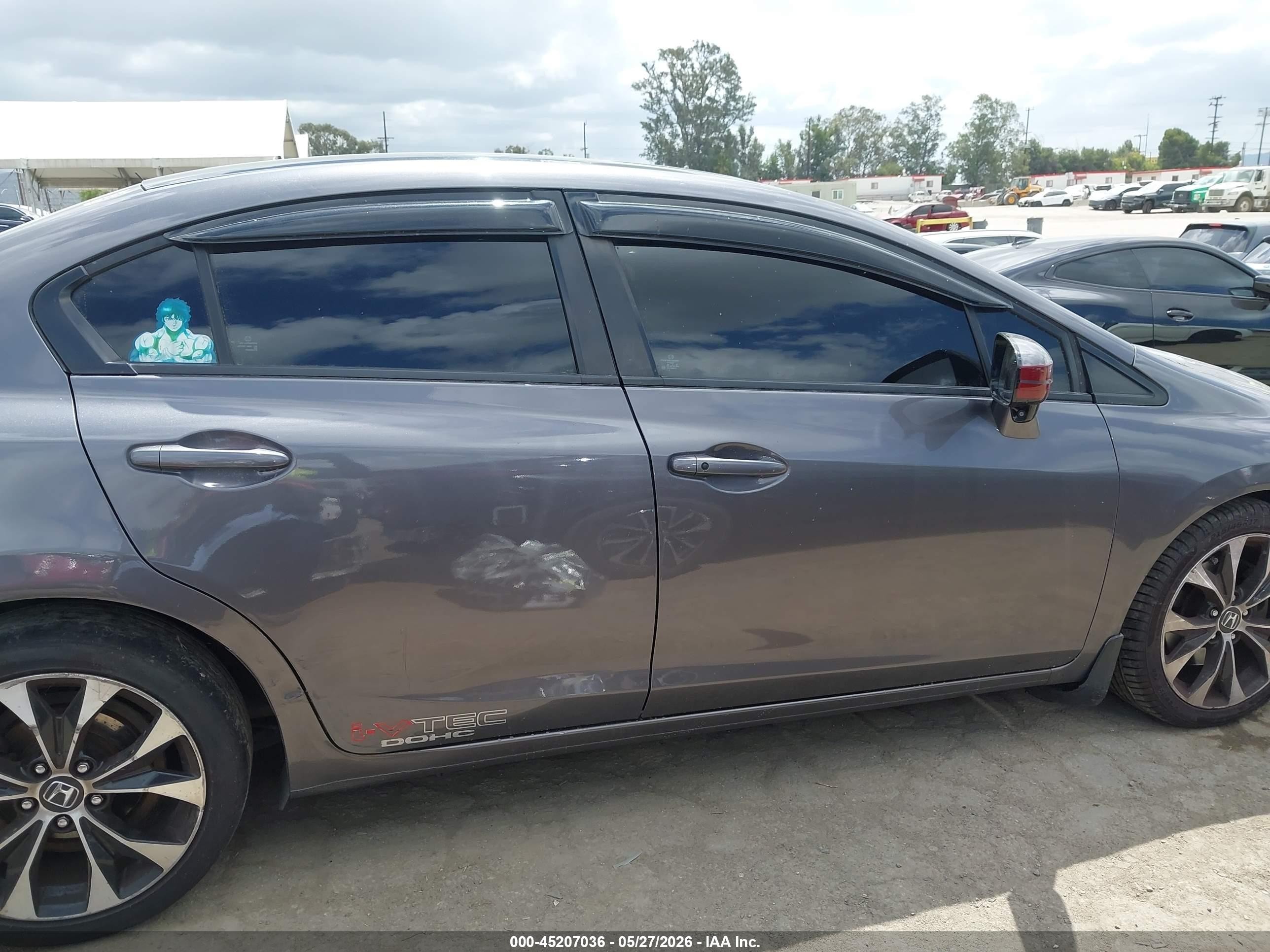 2015 Honda Civic Si Gray vin: 2HGFB6E56FH707735