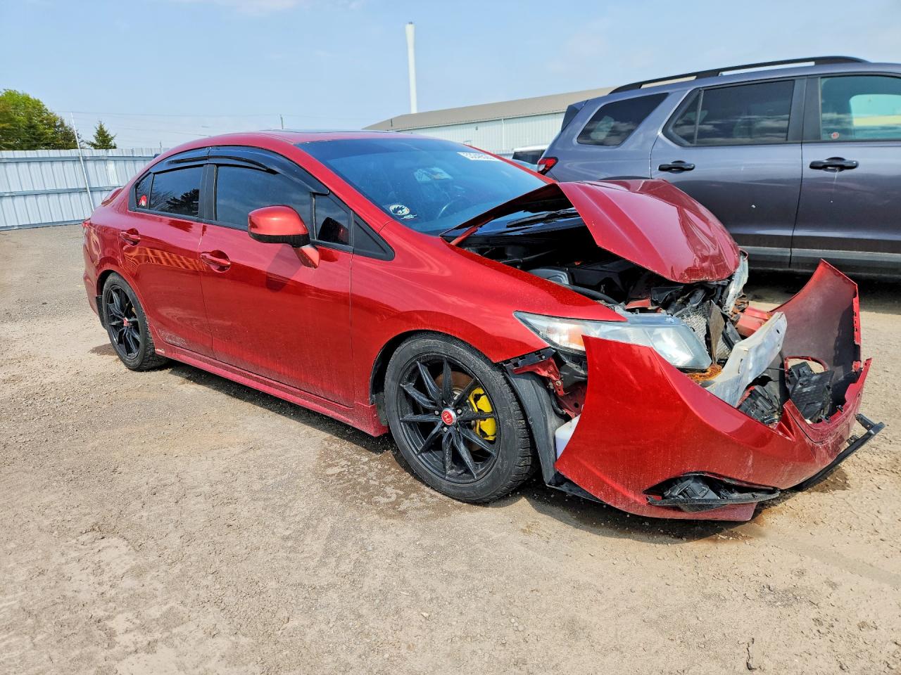 2013 Honda Civic Si Red vin: 2HGFB6E57DH201151