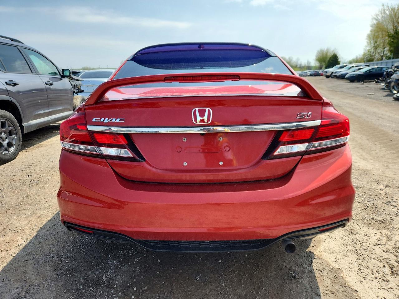 2013 Honda Civic Si Red vin: 2HGFB6E57DH201151