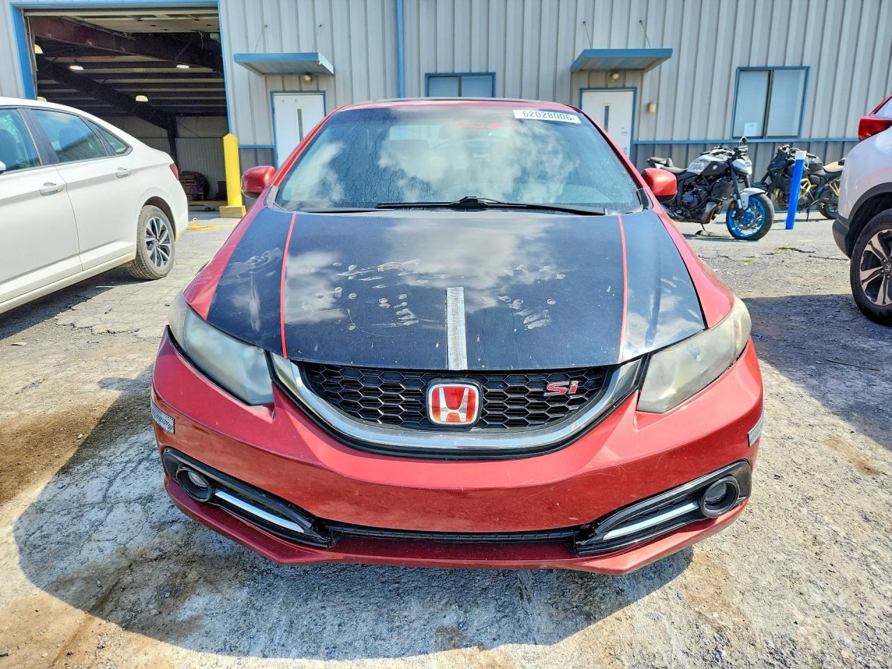 2013 Honda Civic Si Orange vin: 2HGFB6E57DH702525