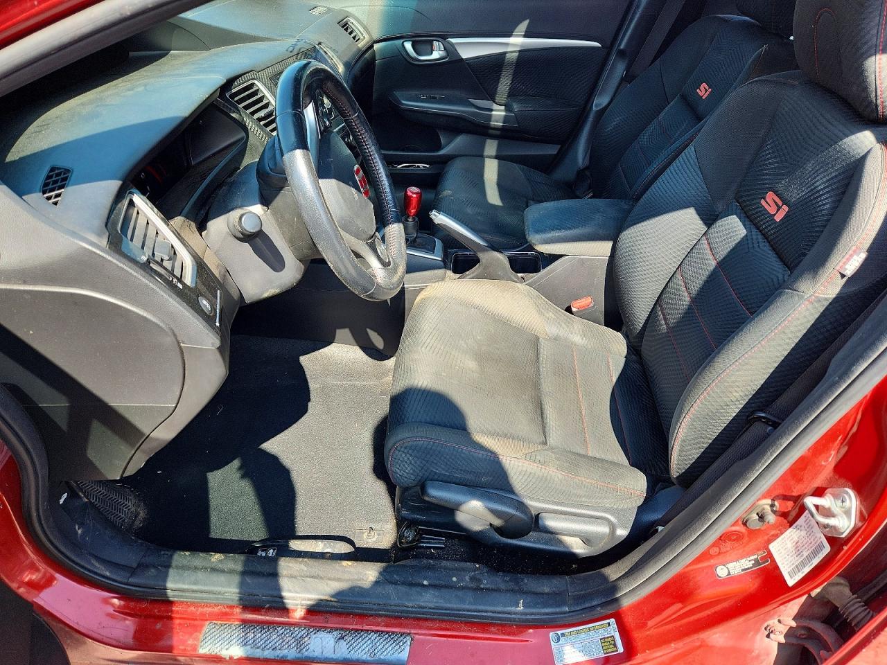 2013 Honda Civic Si Orange vin: 2HGFB6E57DH702525