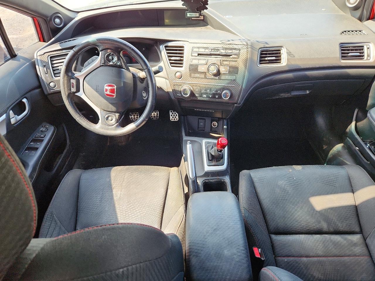 2013 Honda Civic Si Orange vin: 2HGFB6E57DH702525