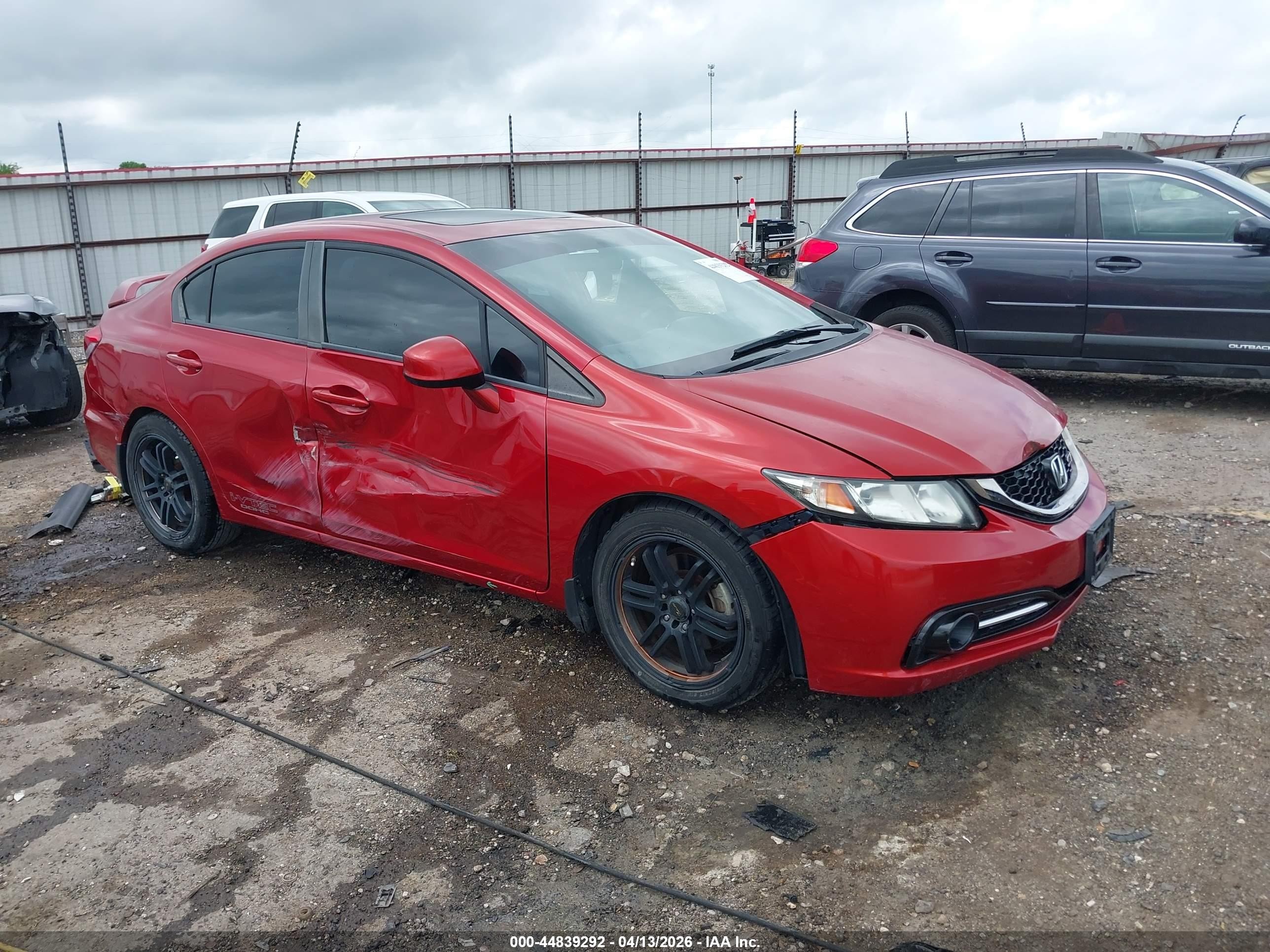 2013 Honda Civic Si Red vin: 2HGFB6E57DH707093